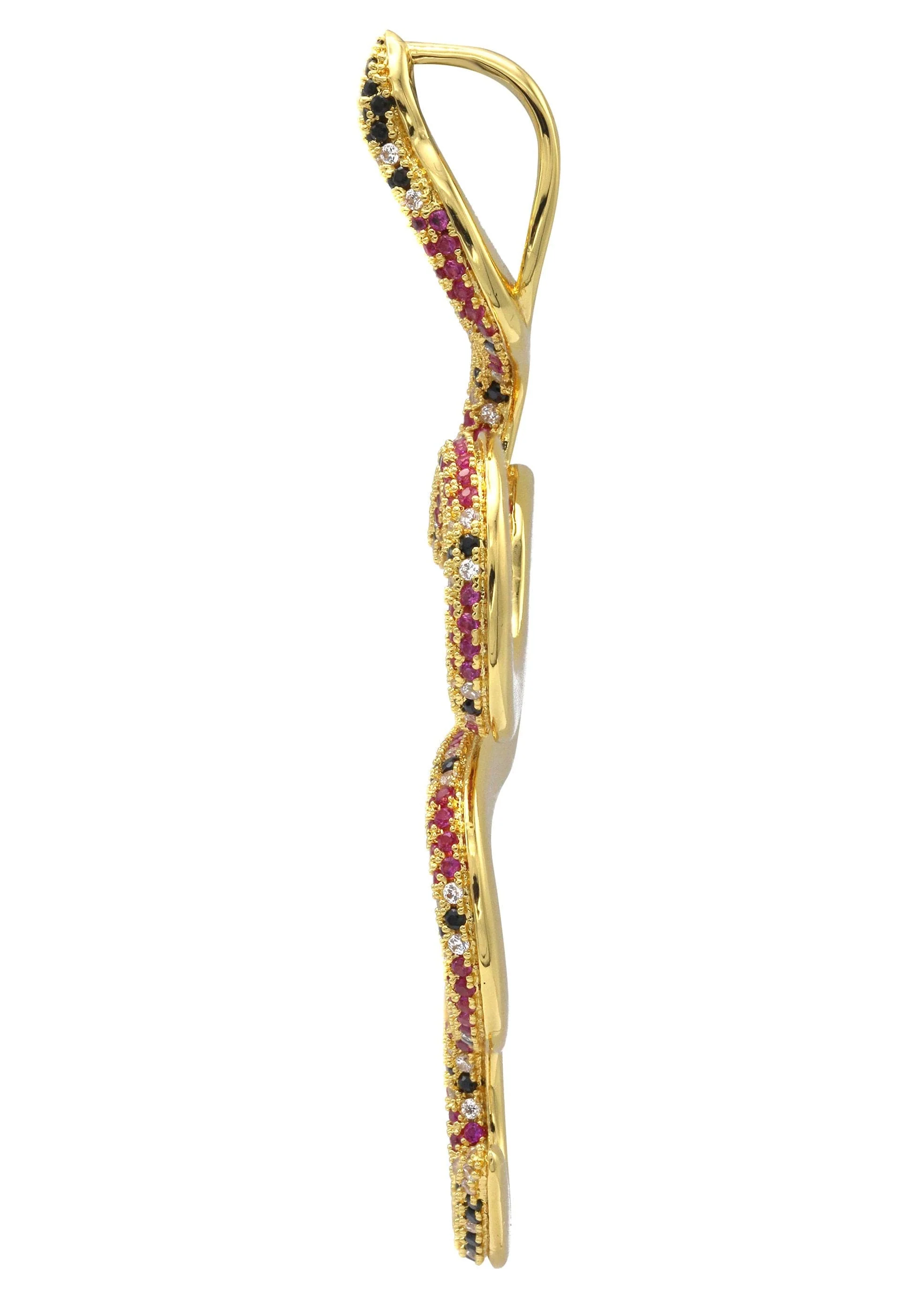 Gold Plated Twisted Snake Pendant | 10 Grams - Image 3