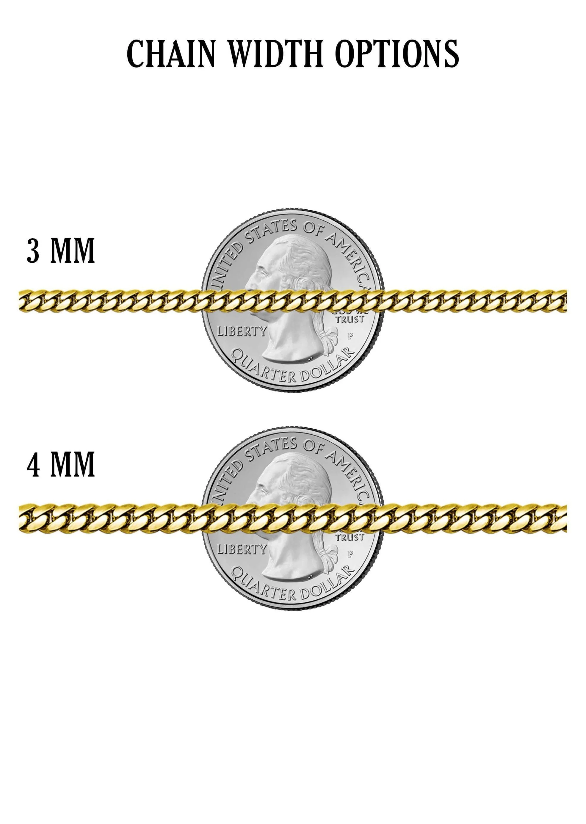 Gold Plated Mens Tennis Chain - Image 5