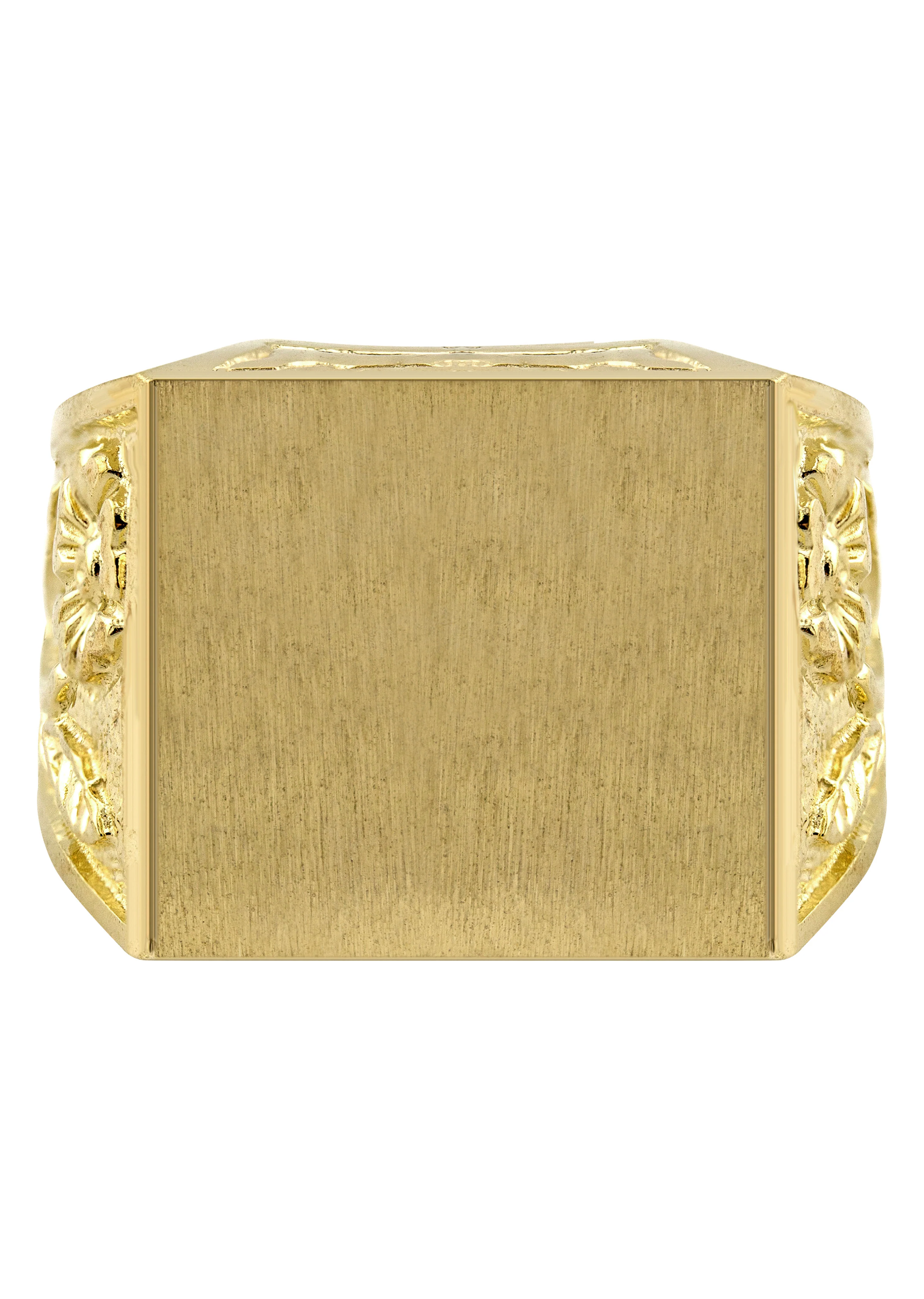Mens Signet Ring - 10K Gold | 11.3 Grams