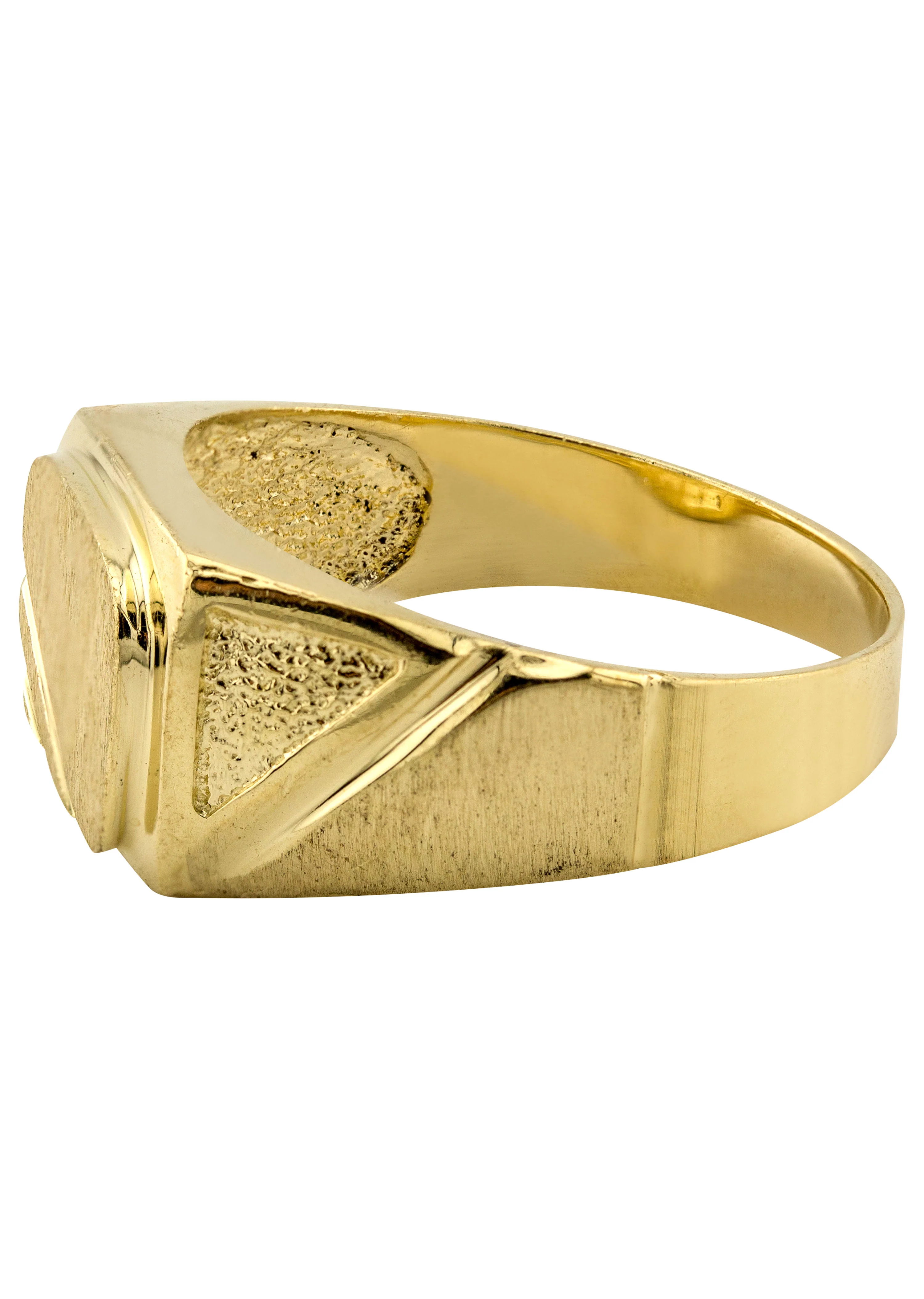 Mens Signet Ring - 10K Gold | 5 Grams - Image 2