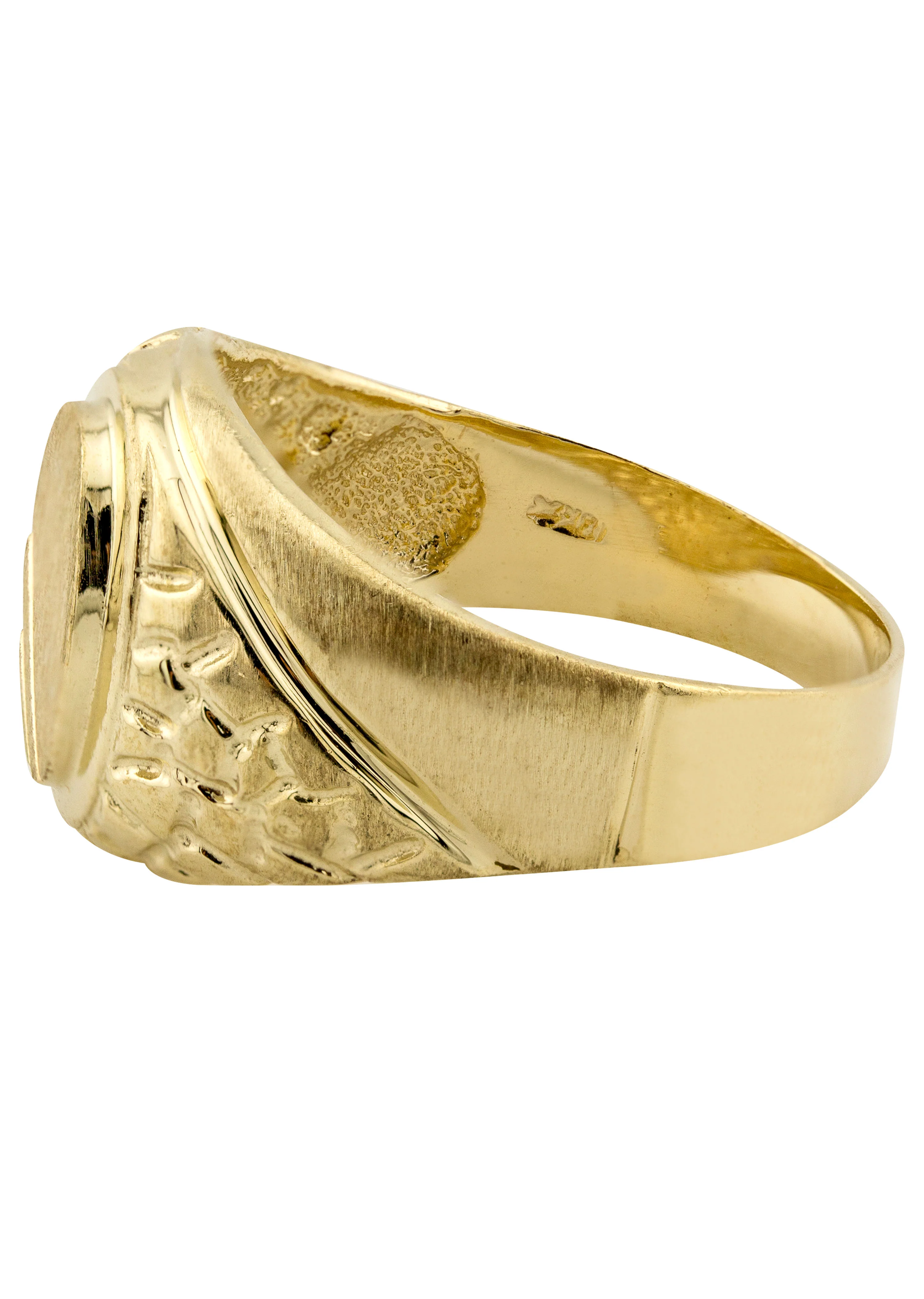 Mens Signet Ring - 10K Gold | 6 Grams - Image 2