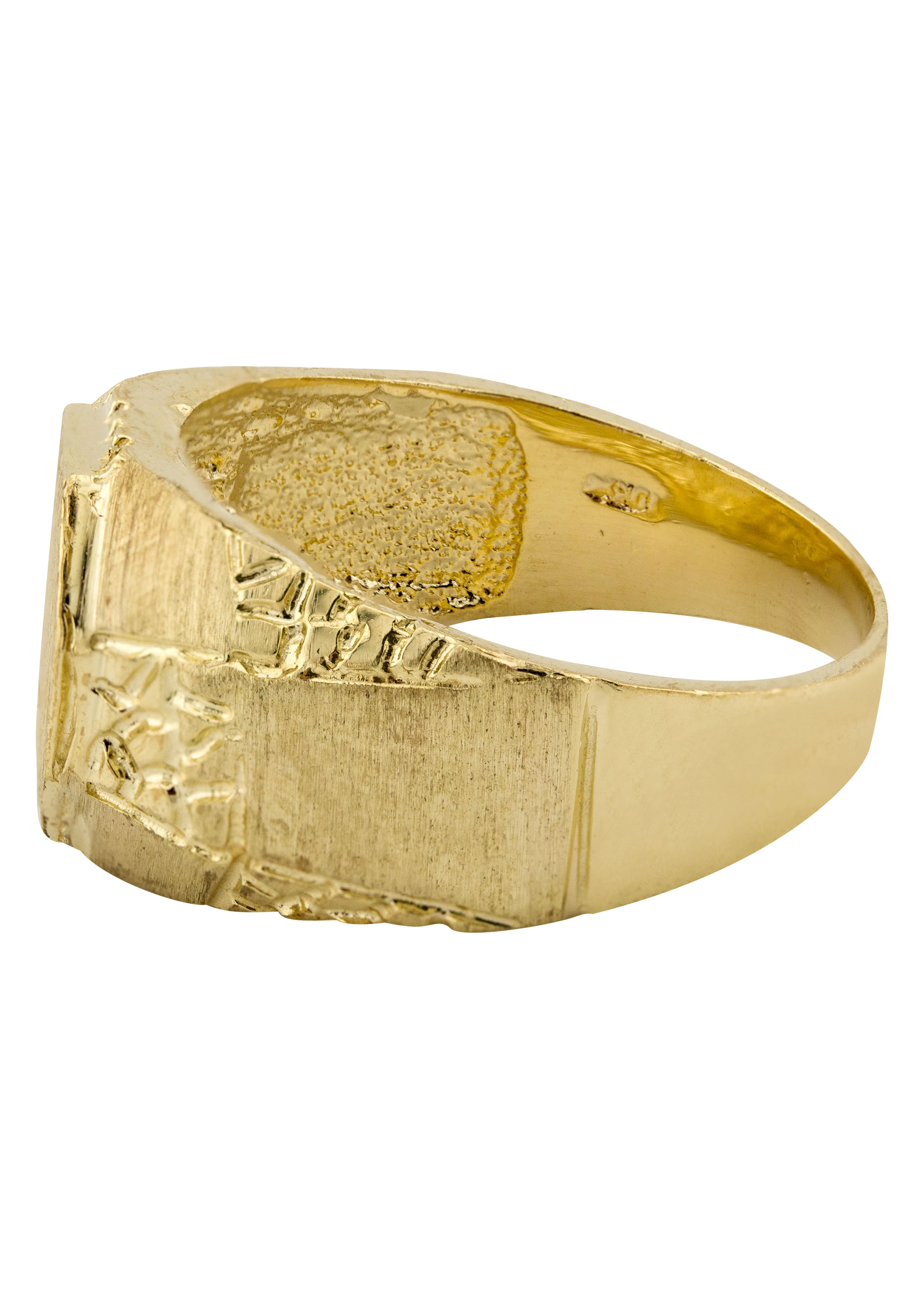 Mens Signet Ring - 10K Gold | 7 Grams - Image 2