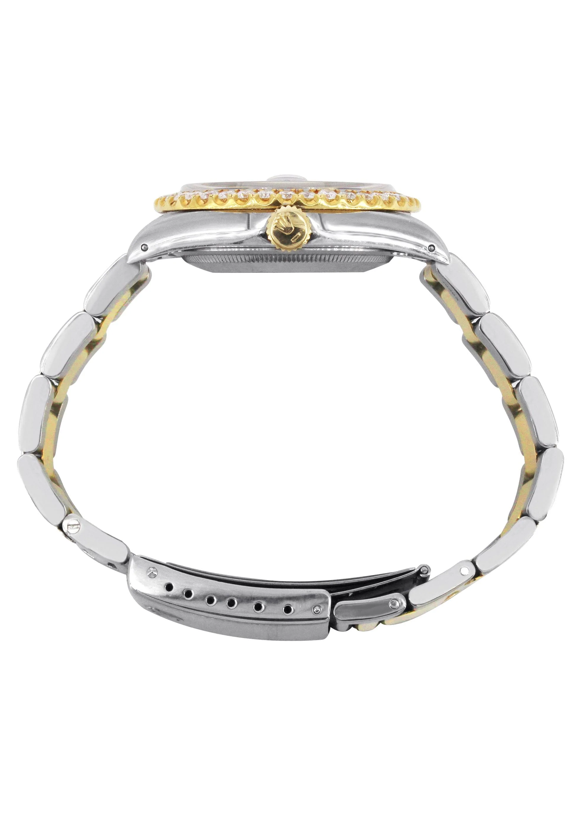 Gold Rolex Datejust Watch 16233 for Men | 36Mm | Gold Dial | Oyster Band - Image 7