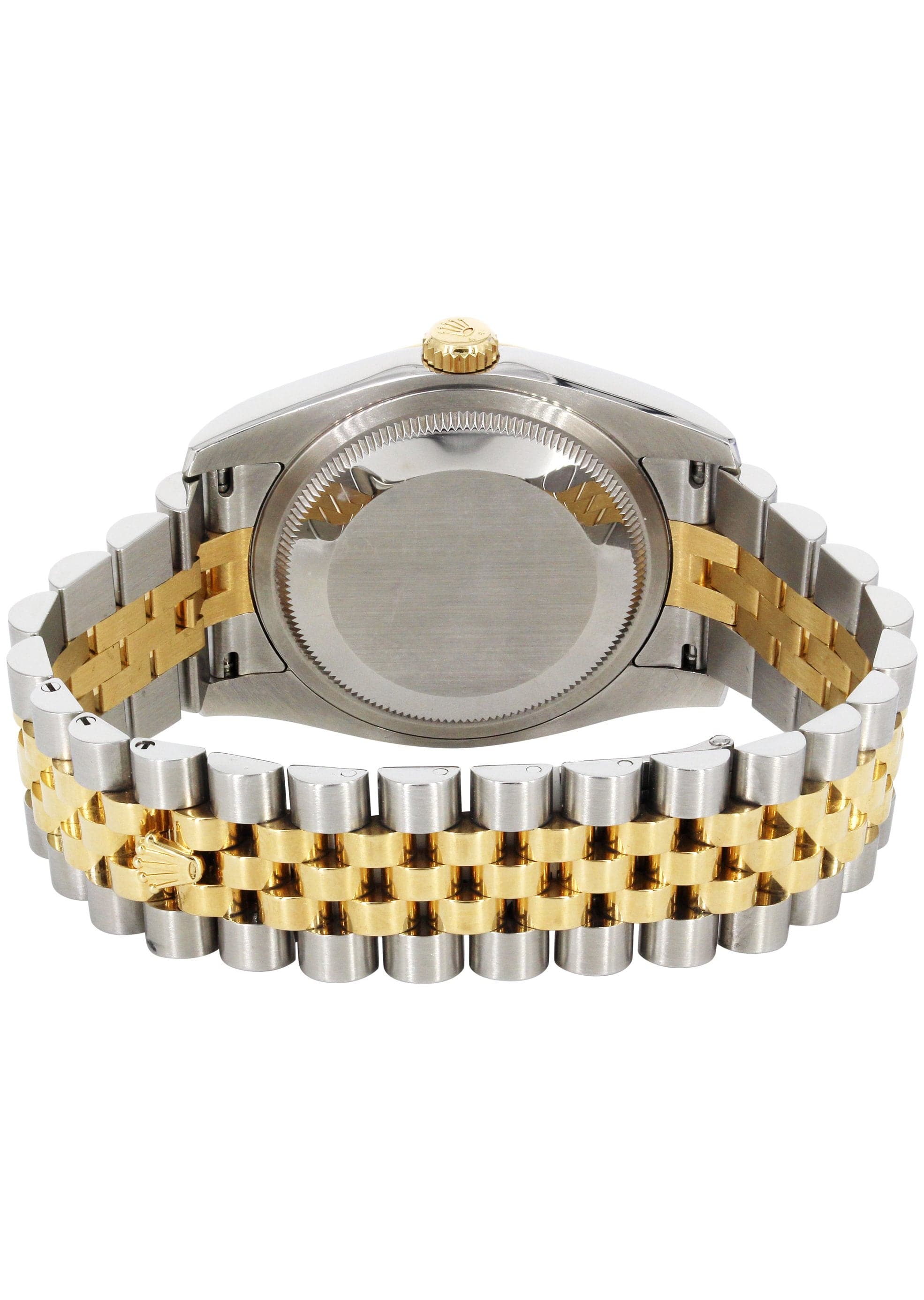 116233 | Hidden Clasp | Gold Rolex Datejust Watch | 36Mm | Black Dial | Jubilee Band - Image 3