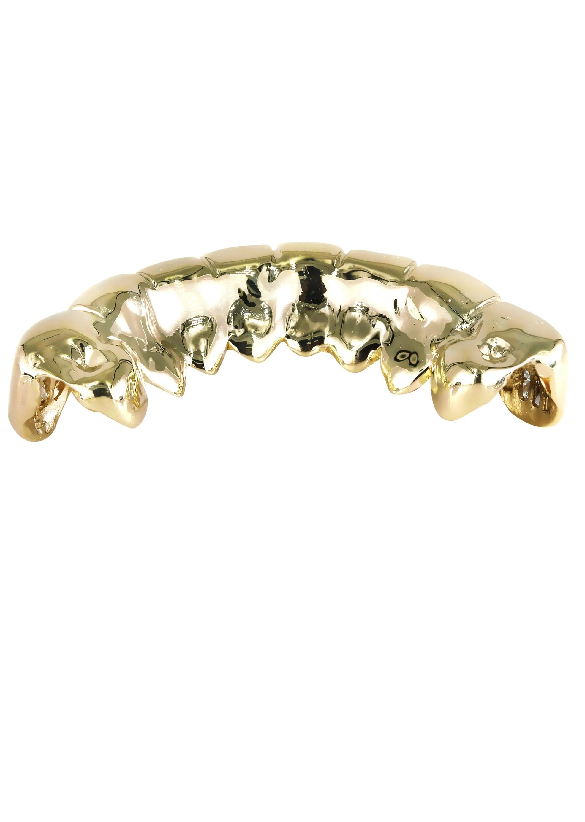 Gold 8 Teeth Diamond Cut Grills - Image 3