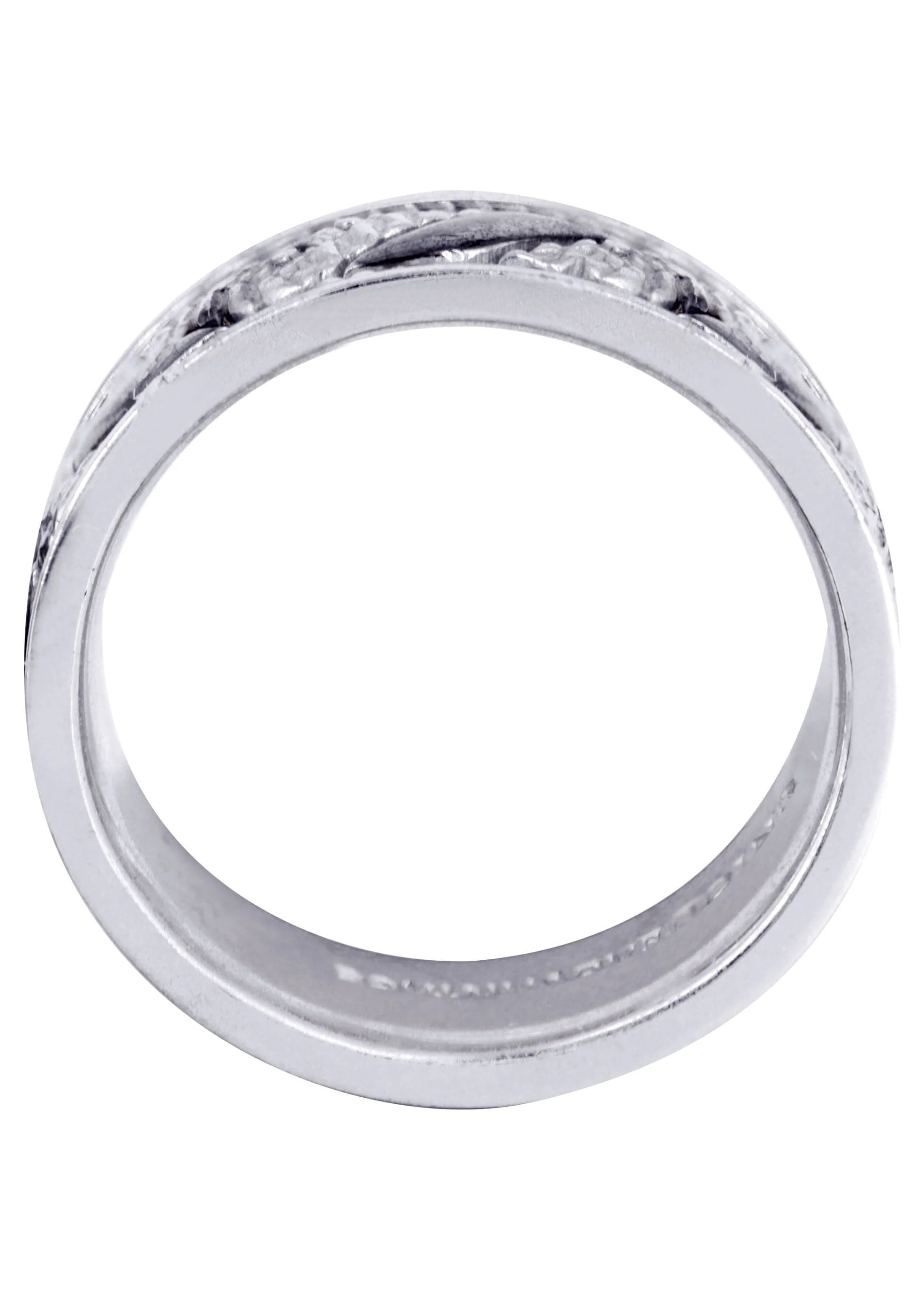 Hand Woven Mens Engagement Ring | High Polish Finish (Jayceon) - Image 3