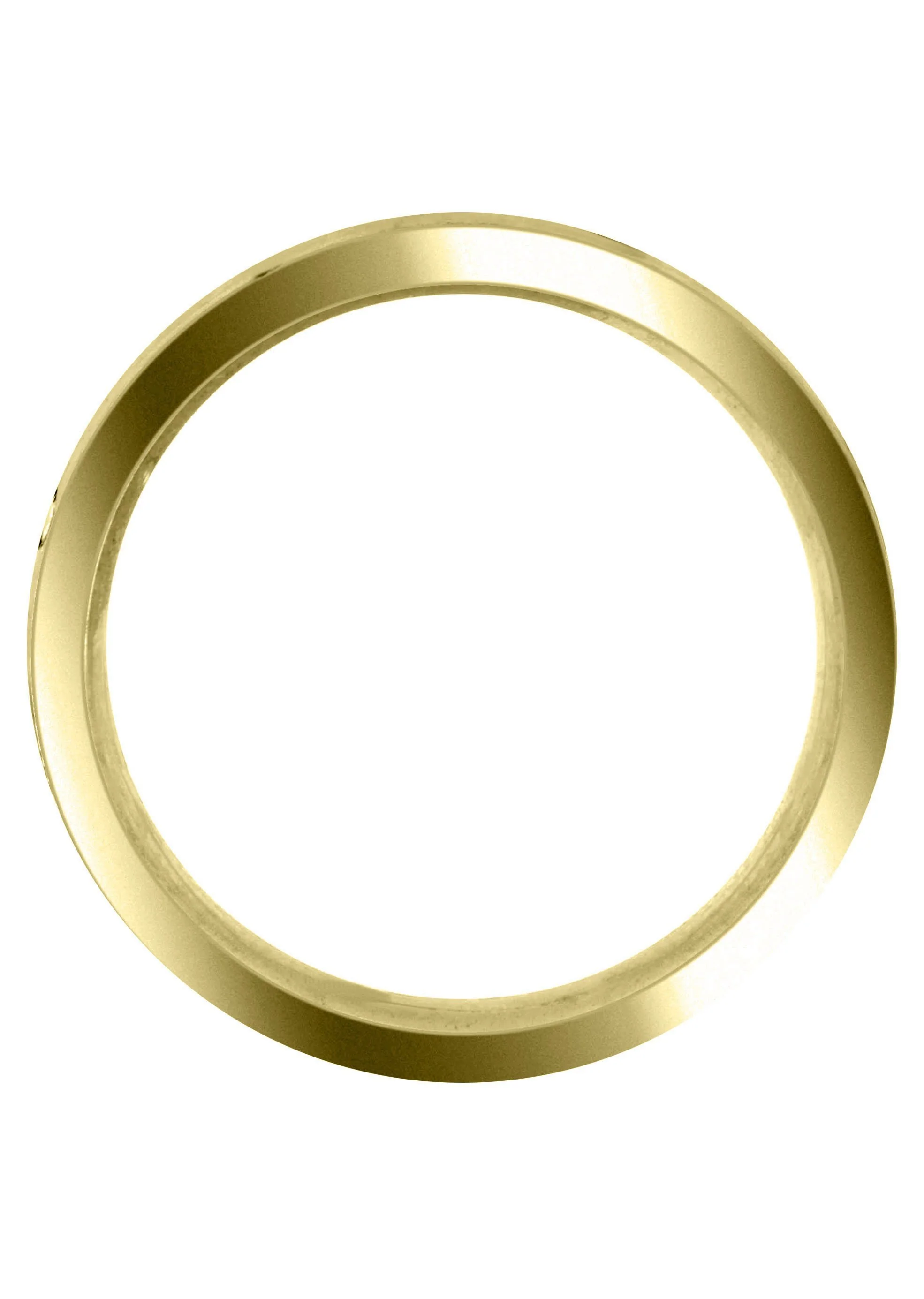 Yellow Gold Hand Woven Mens Wedding Band | High Polish Finish (Abel) - Image 3