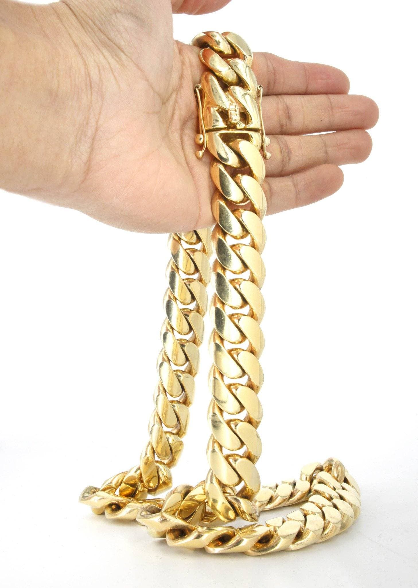 Heavy Solid Gold Miami Cuban Link Chain Customizable (10MM-20MM) - Image 6