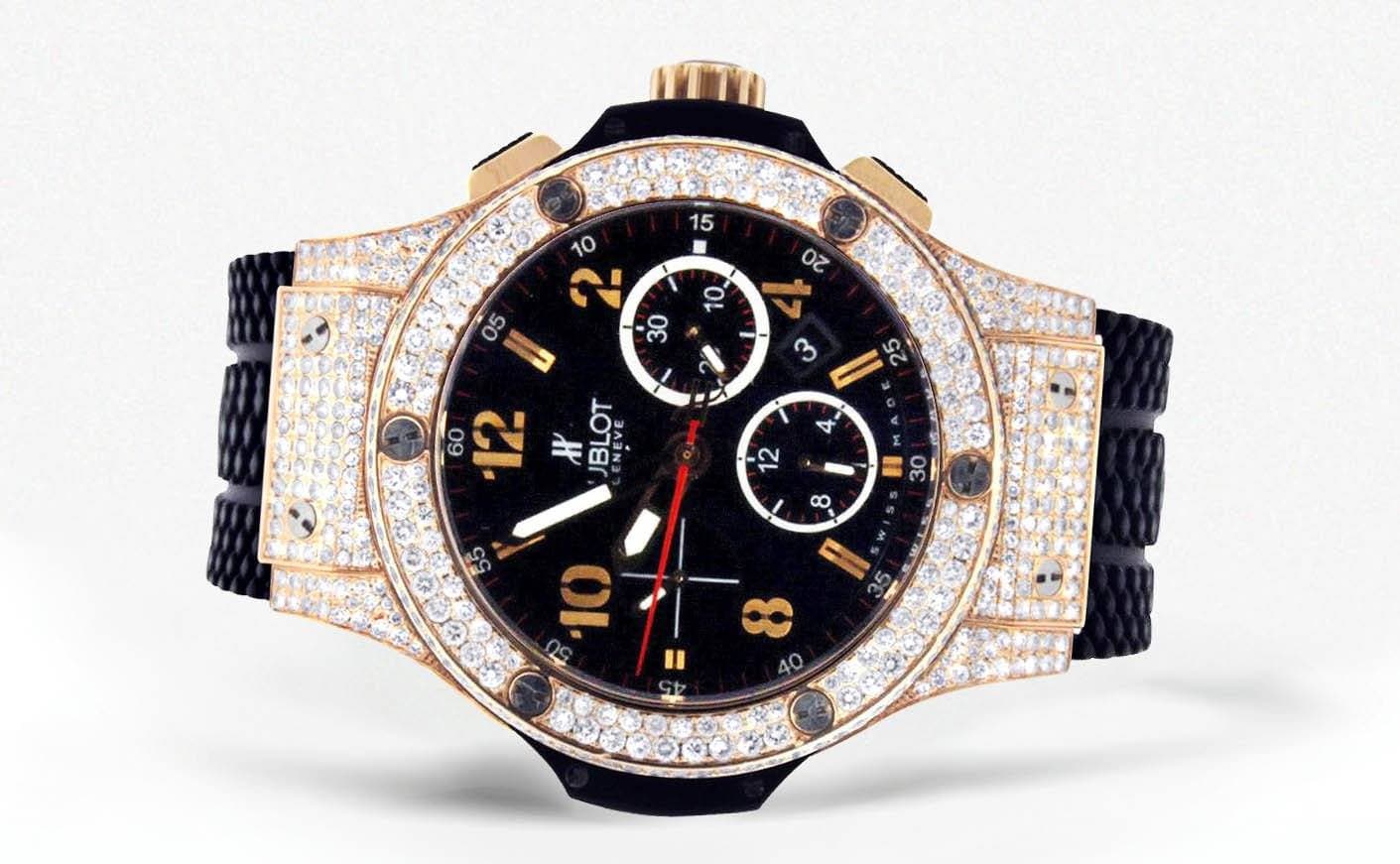 Diamond Hublot Big Bang | 18K Red Gold - Image 4