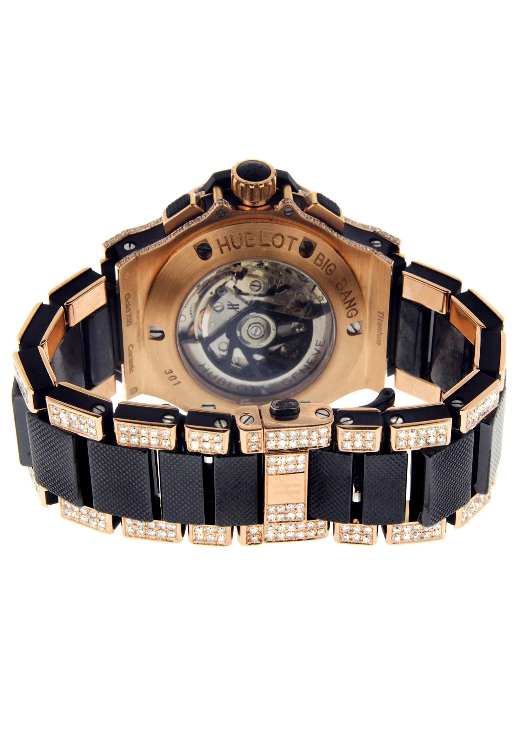 Diamond Hublot Big Bang Evolution | 18K Red Gold - Image 3