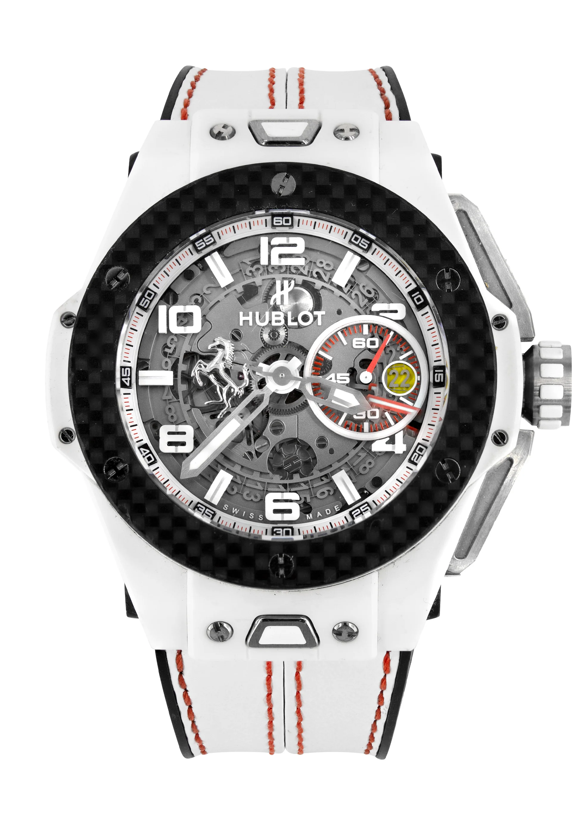 HUBLOT BIG BANG SKELETON 45 MM UNICO FERRARI CERAMIC