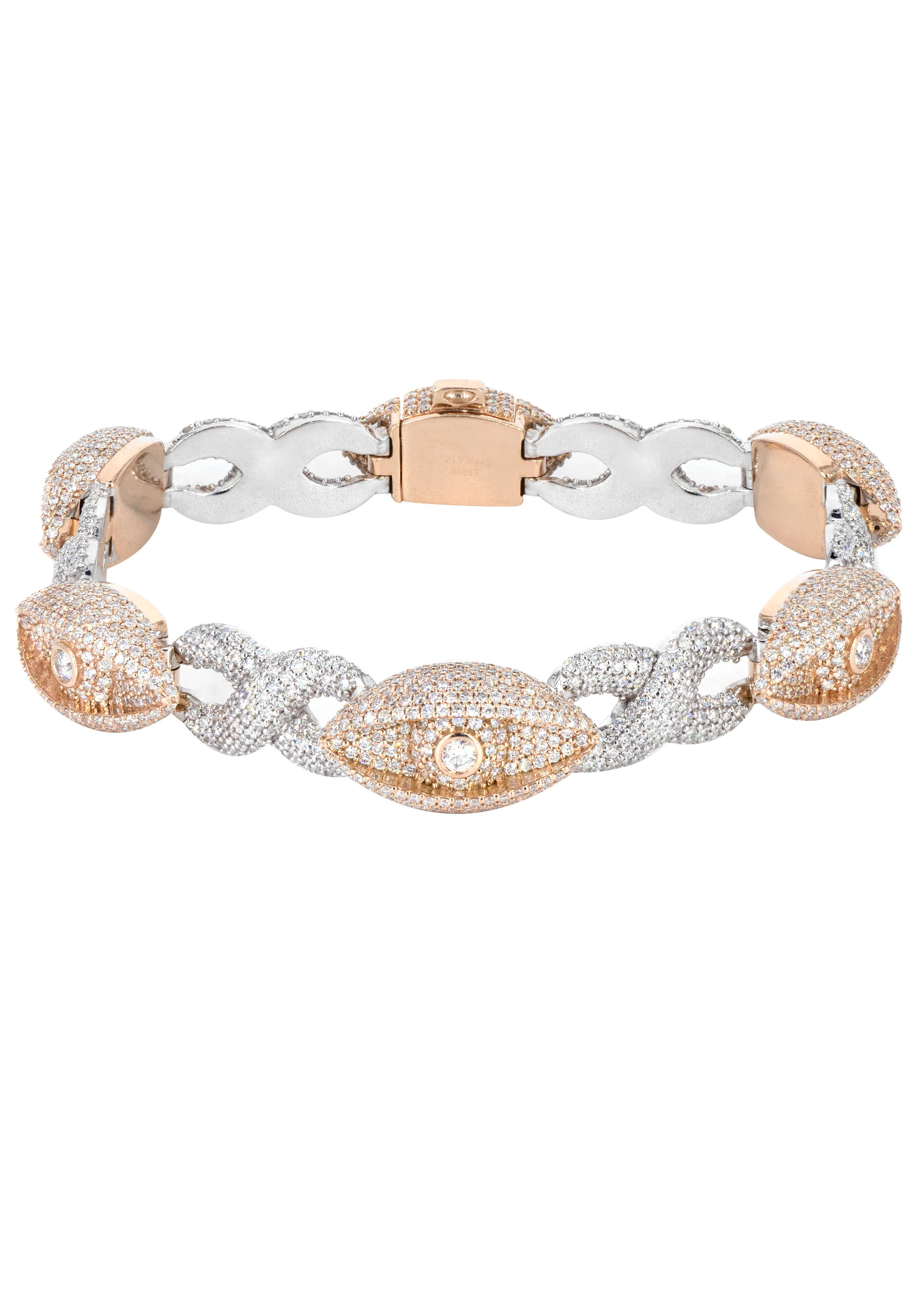 High End Jewelry - Iced Out Evil Eye Bracelet - Image 5