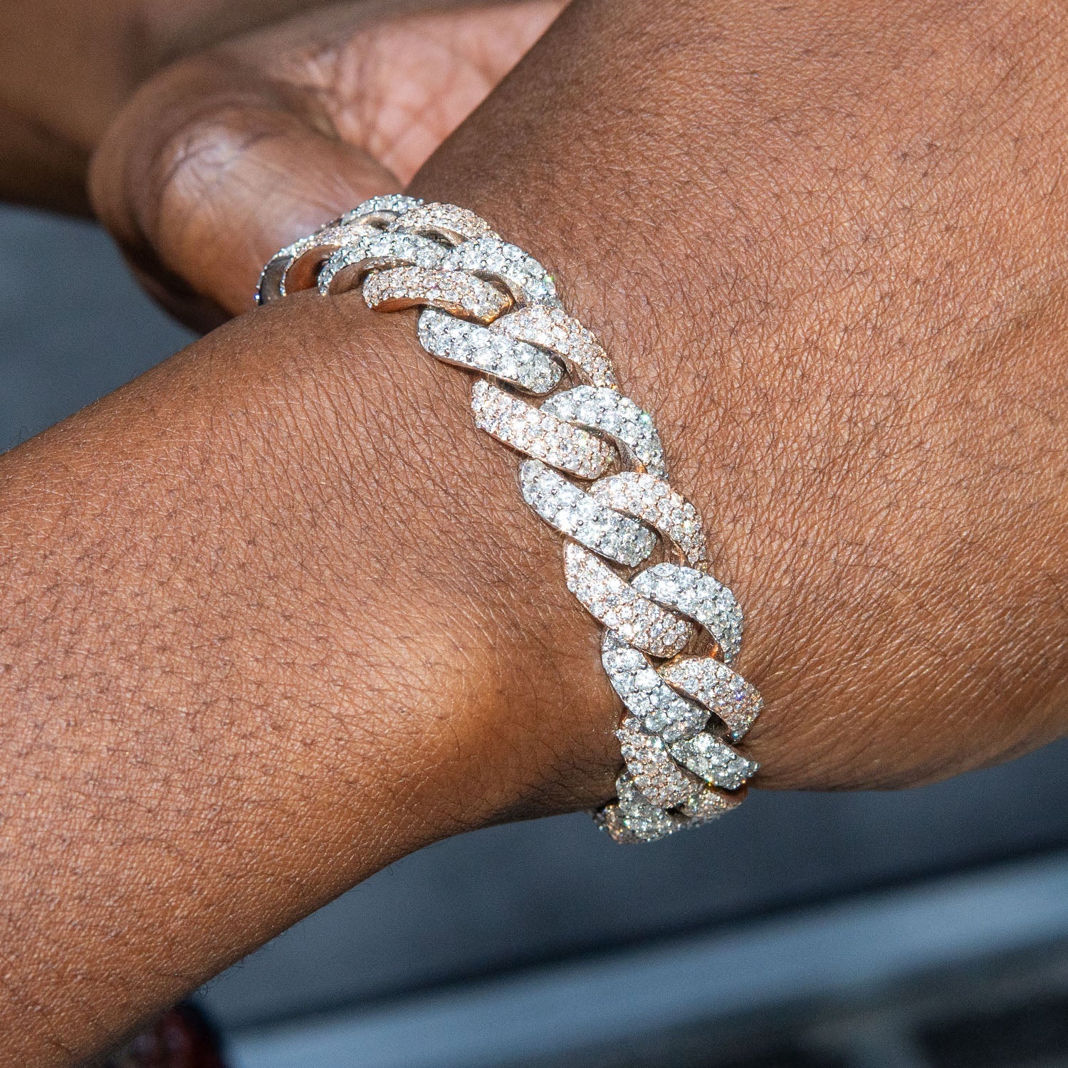 High End Jewelry - Iced Out Miami Cuban Link Bracelet - Image 3