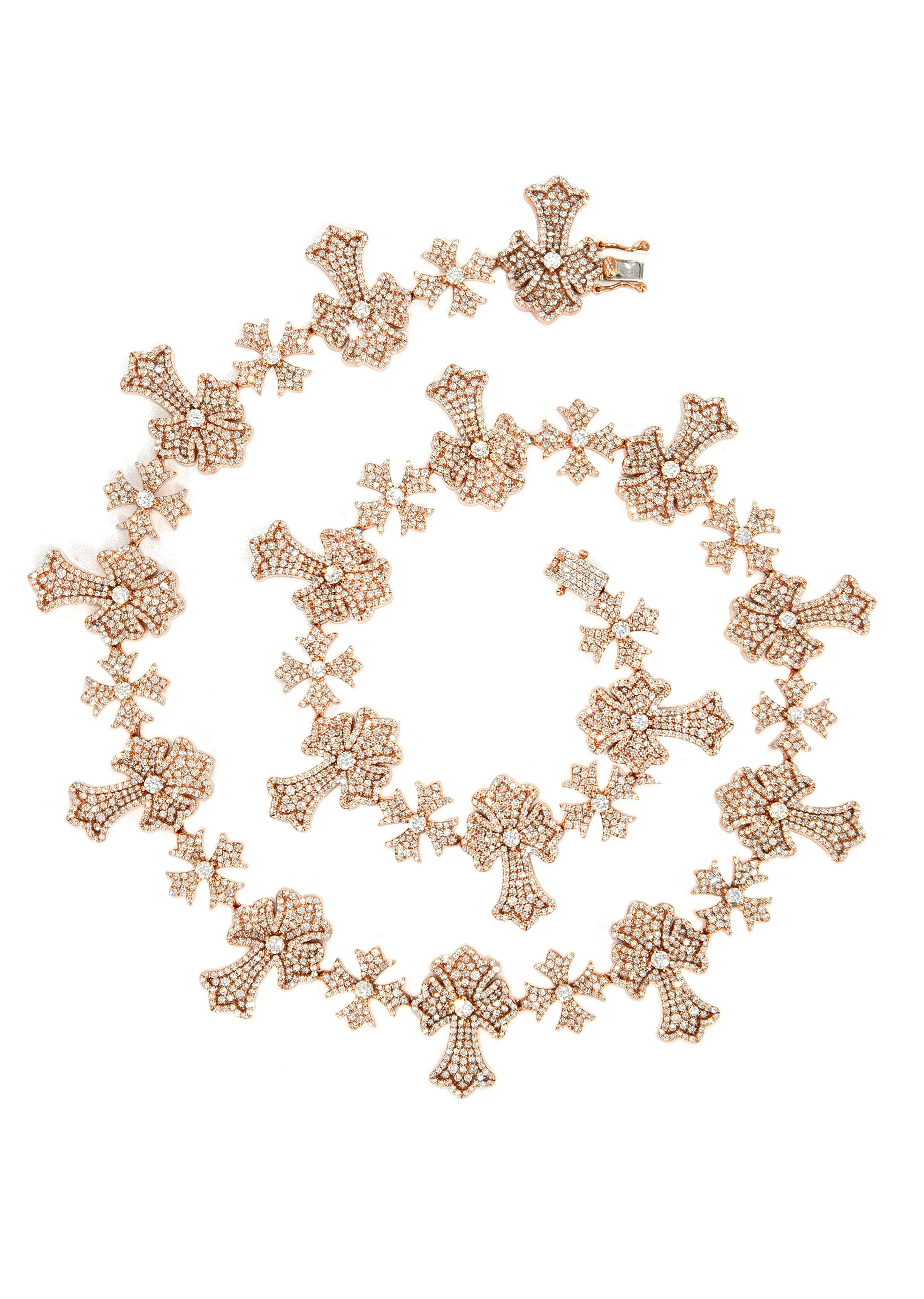 High End Jewelry - Iced Out Diamond Cross Chain - Image 6