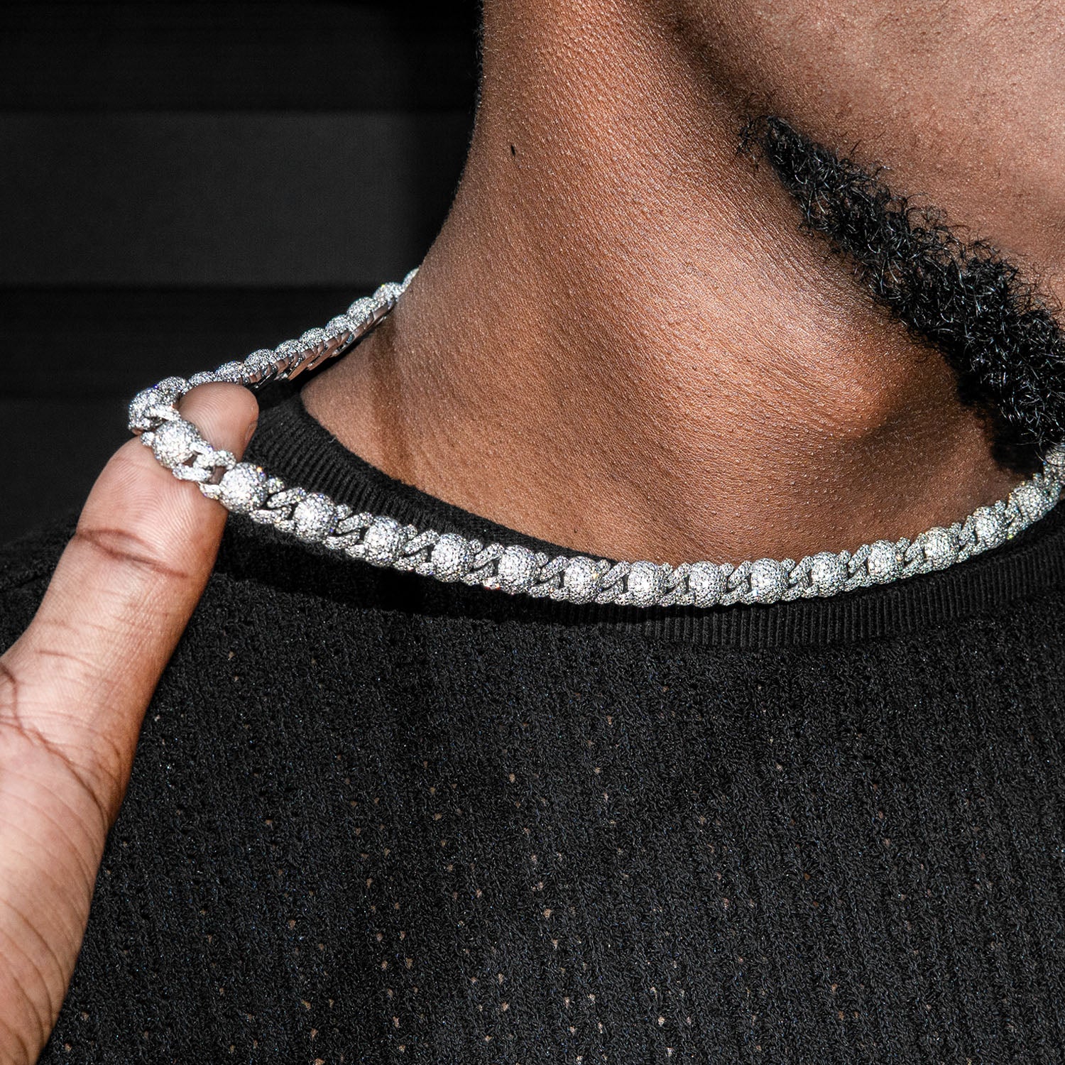 High End Jewelry - Diamond White Gold Iced Out Chain - Image 3