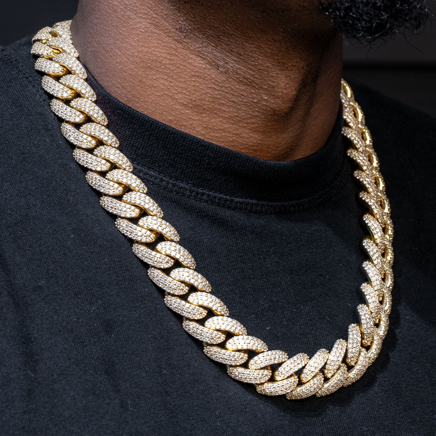 High End Jewelry - Iced Out Diamond Miami Cuban Link Chain - Image 2