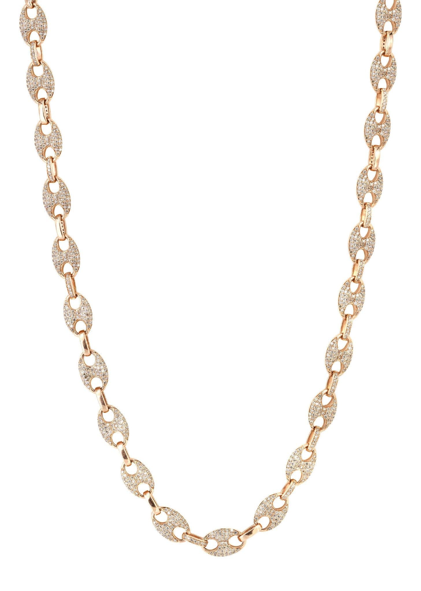 Iced Out Puff Chain | 9.25 Carats | 9 Mm Width | 24 Inch Length - Image 3