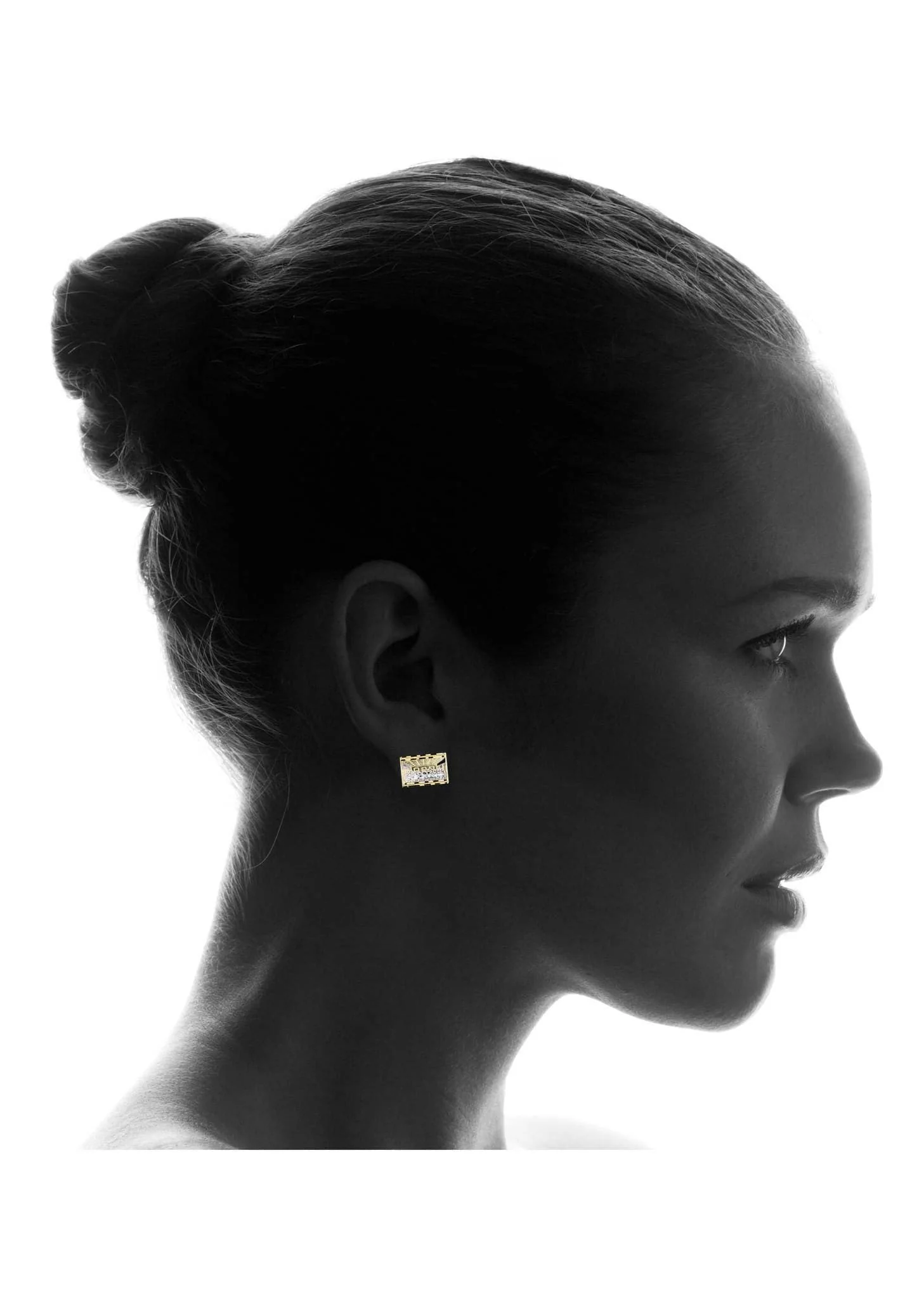 Last Supper 10K Yellow Gold Studs | Appx. Diameter 0.75 Inches - Image 4