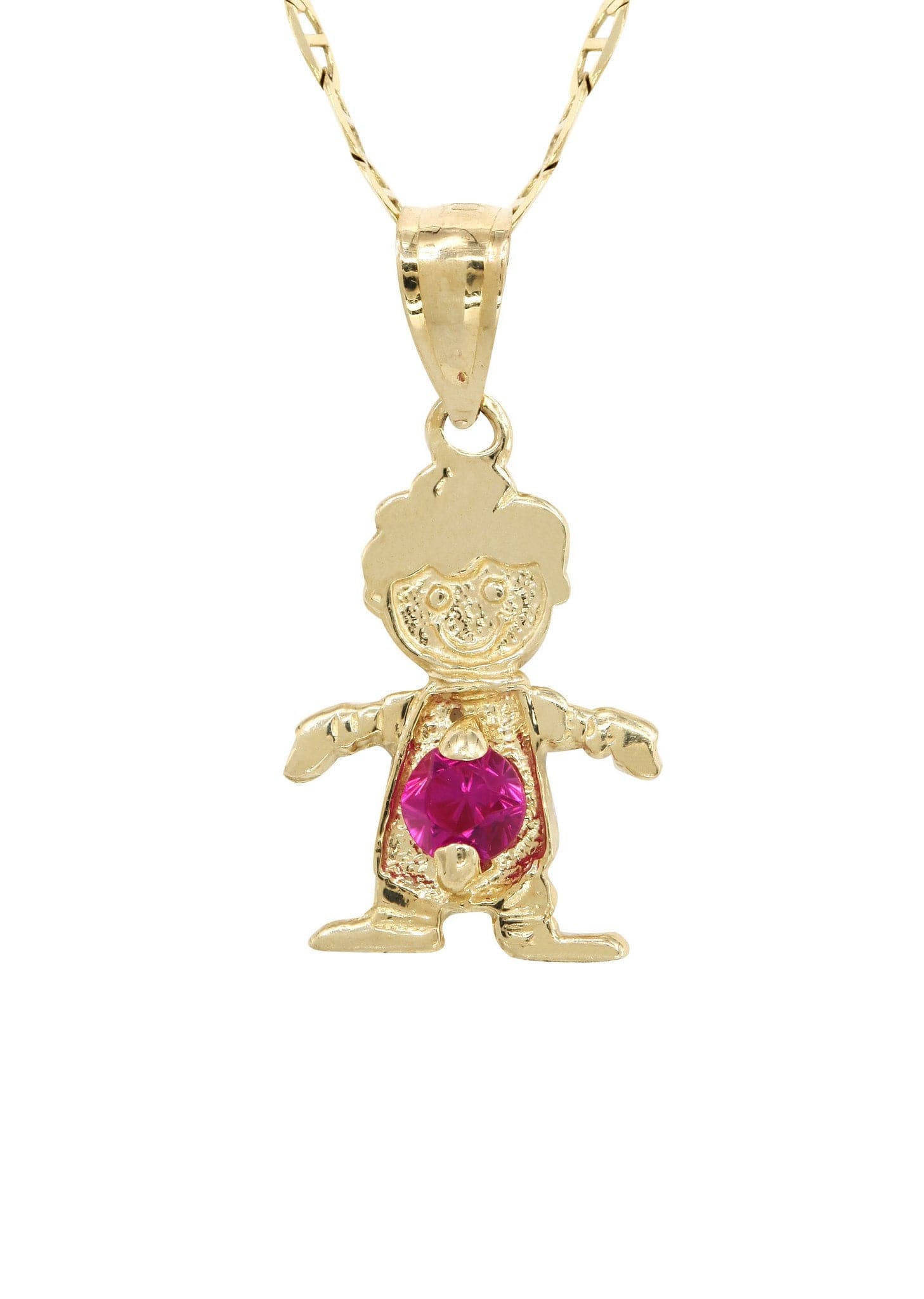 10K Yellow Gold Mariner  Children Necklace | Appx. 3 Grams - Image 2