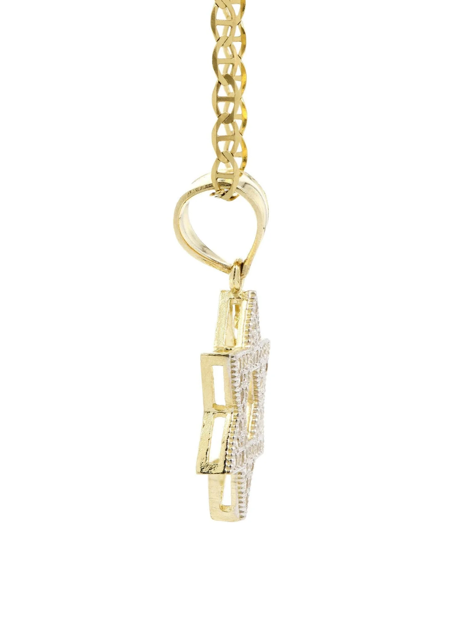 10K Yellow Gold Mariner  Star Necklace | Appx. 5 Grams - Image 4