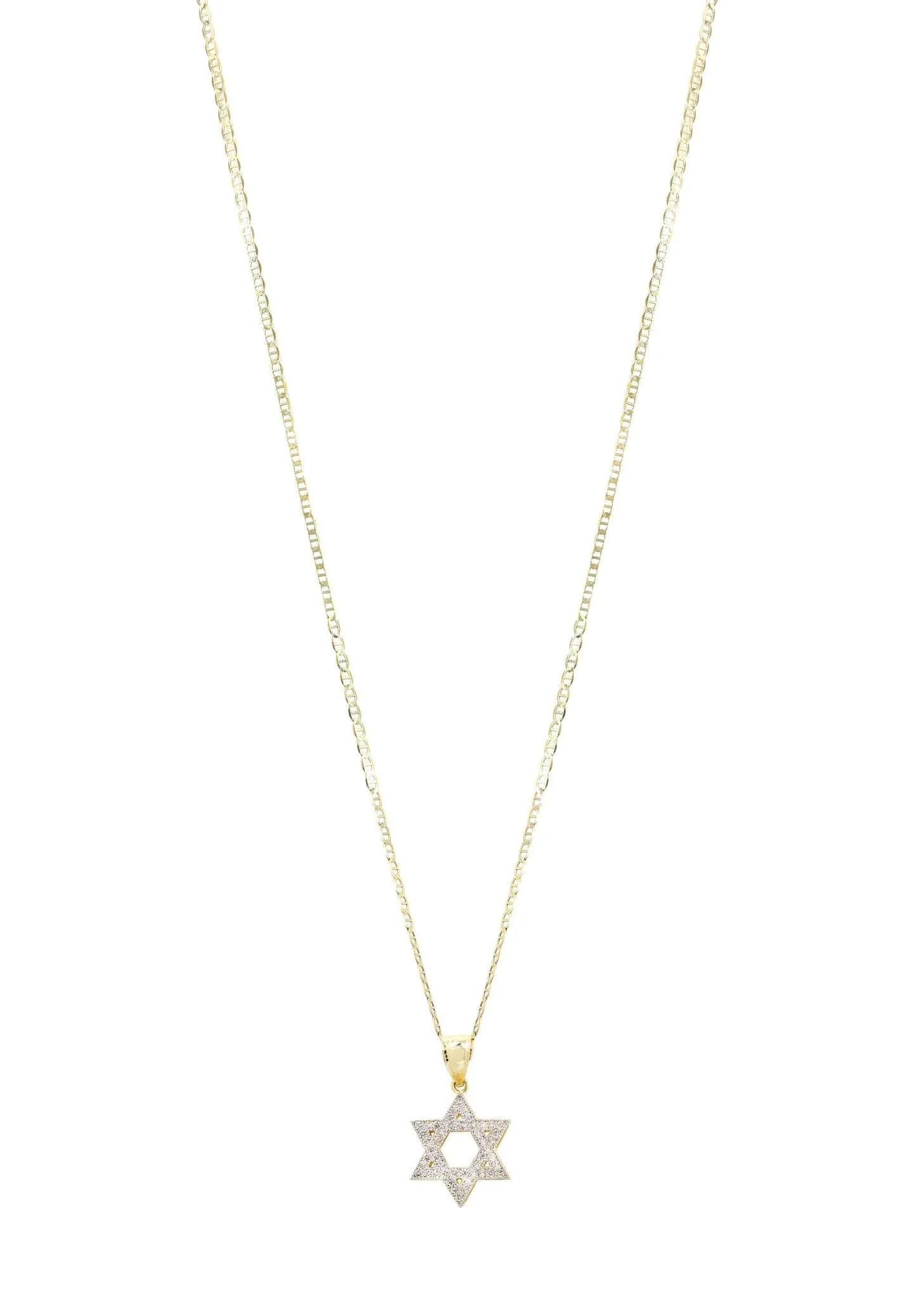10K Yellow Gold Mariner  Star Necklace | Appx. 5 Grams - Image 5
