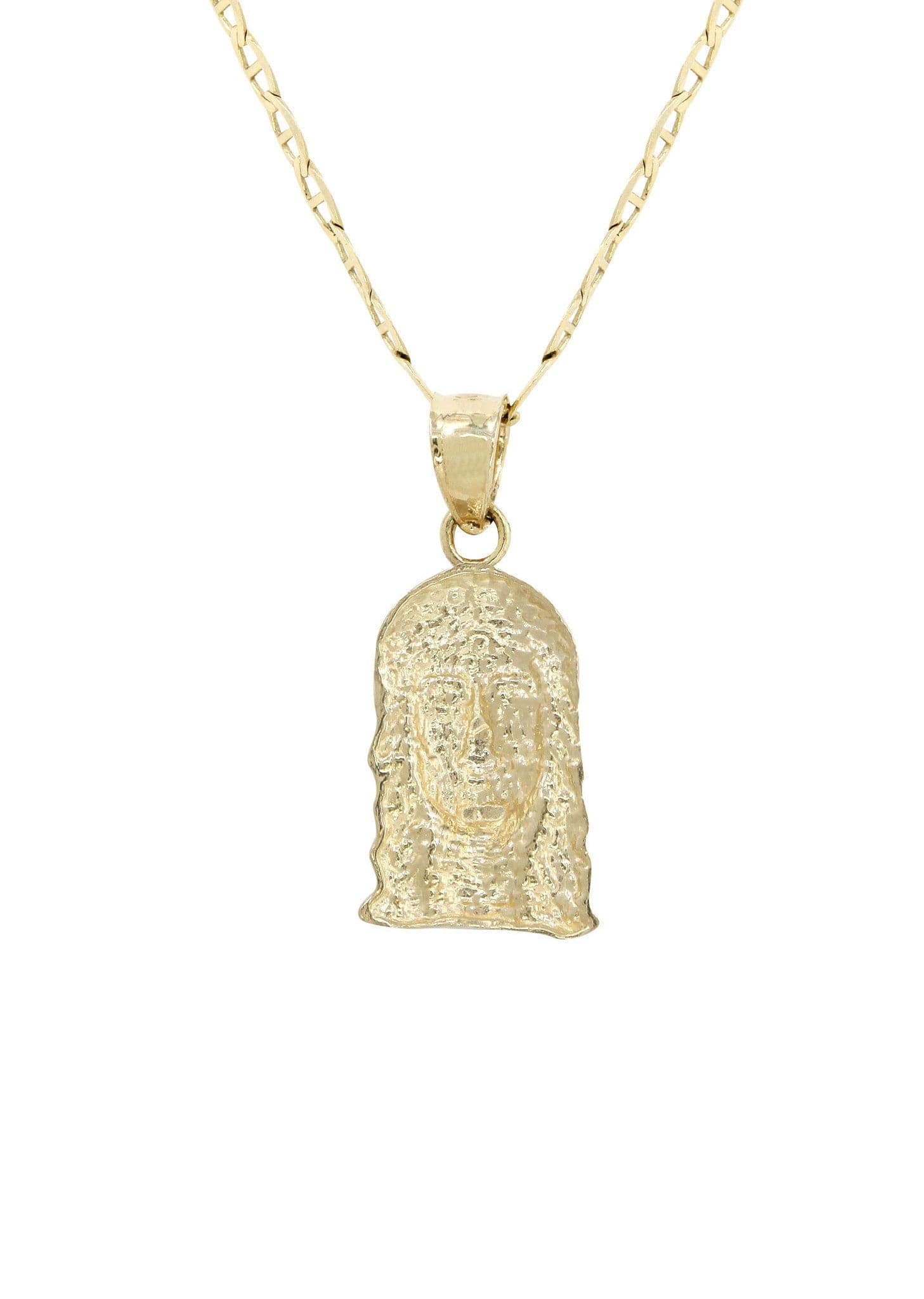 10K Gold Jesus Piece Necklace | Appx. 5.8 Grams - Image 3