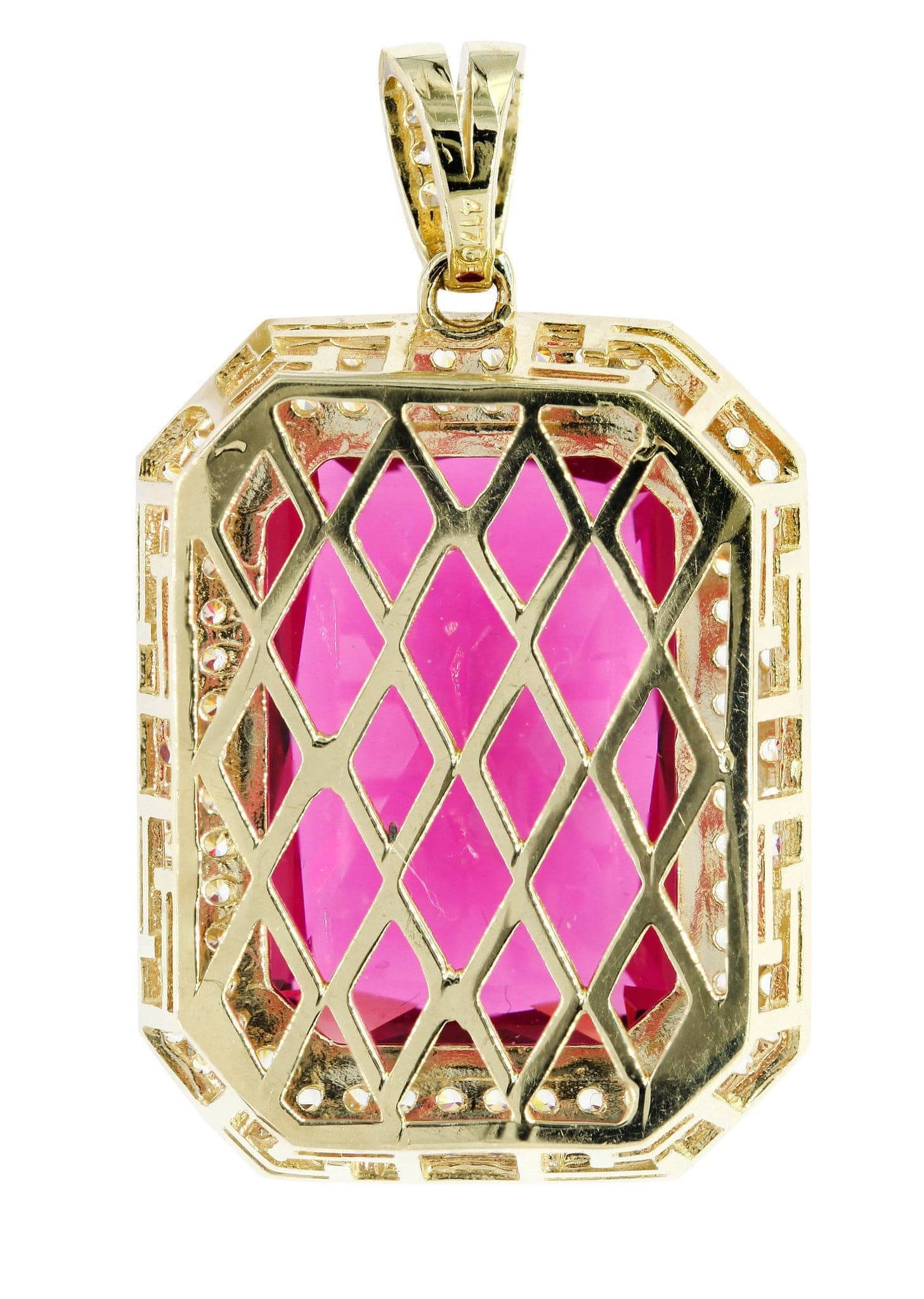 10K Gold Ruby Pendant | 14.3 Grams - Image 3