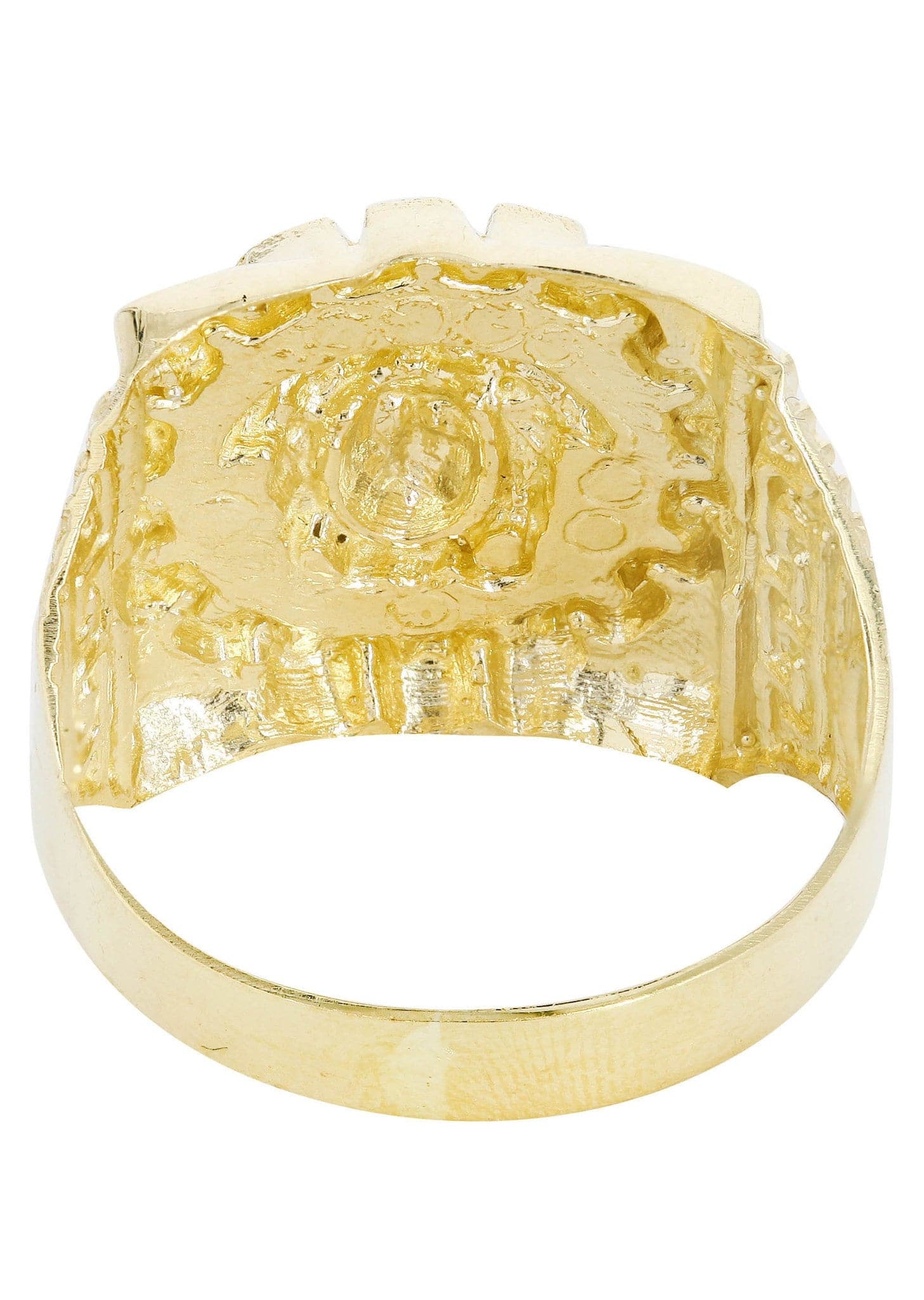 10K Gold Medusa Style Mens Ring | 6.5 Grams - Image 2