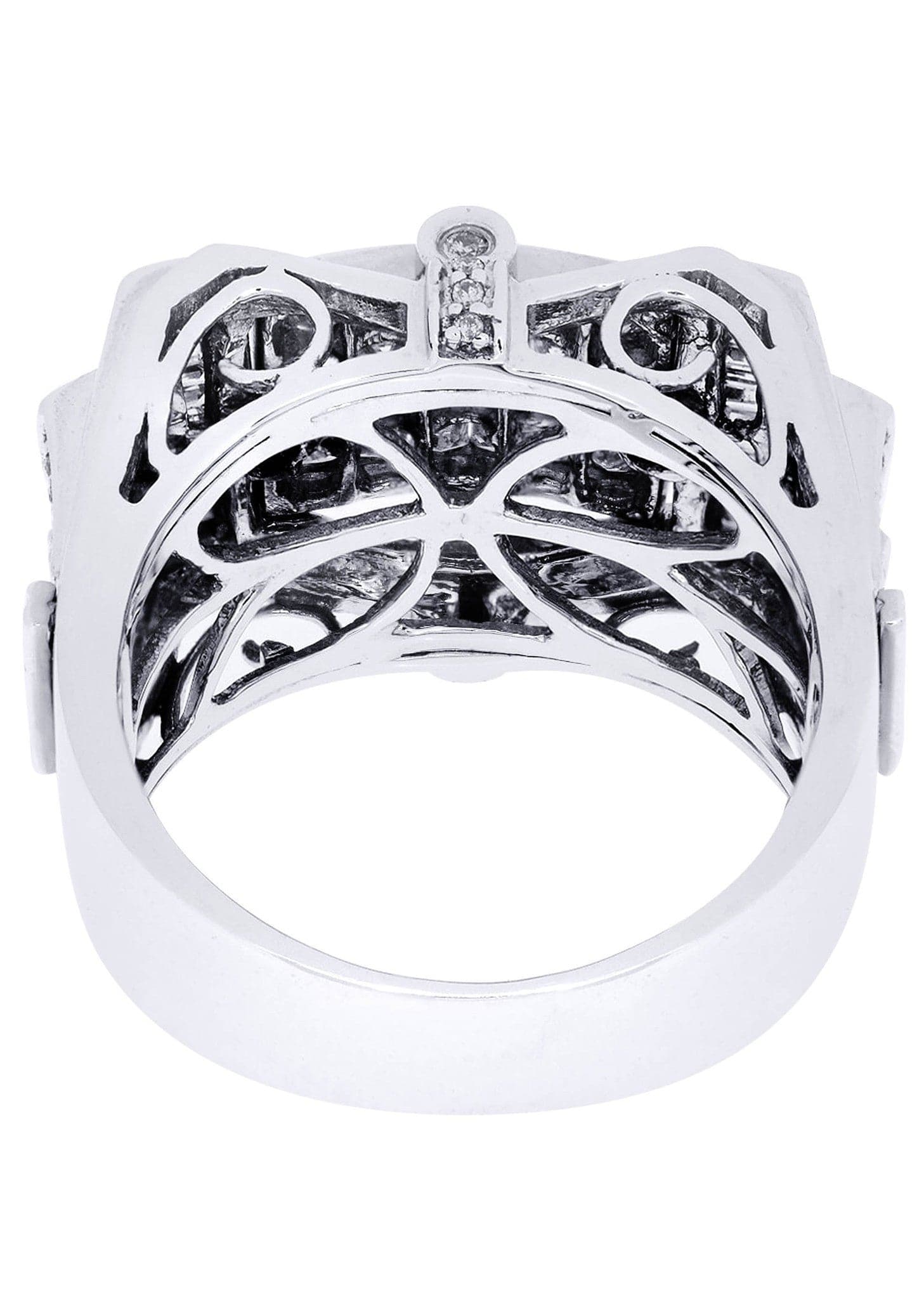 White Gold Mens Diamond Ring| 0.17 Carats| 16.9 Grams - Image 3