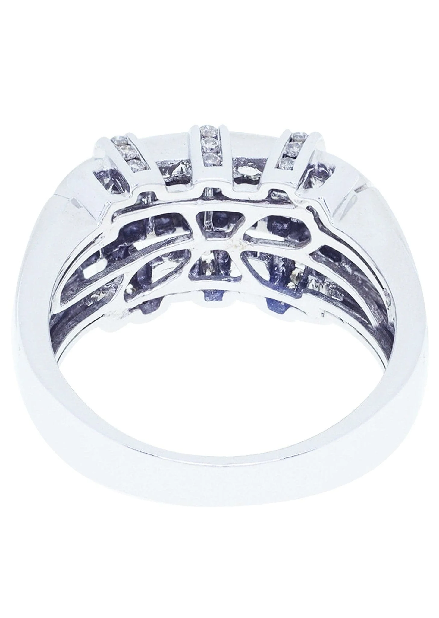 White Gold Mens Diamond Ring| 0.19 Carats| 10.75 Grams - Image 3