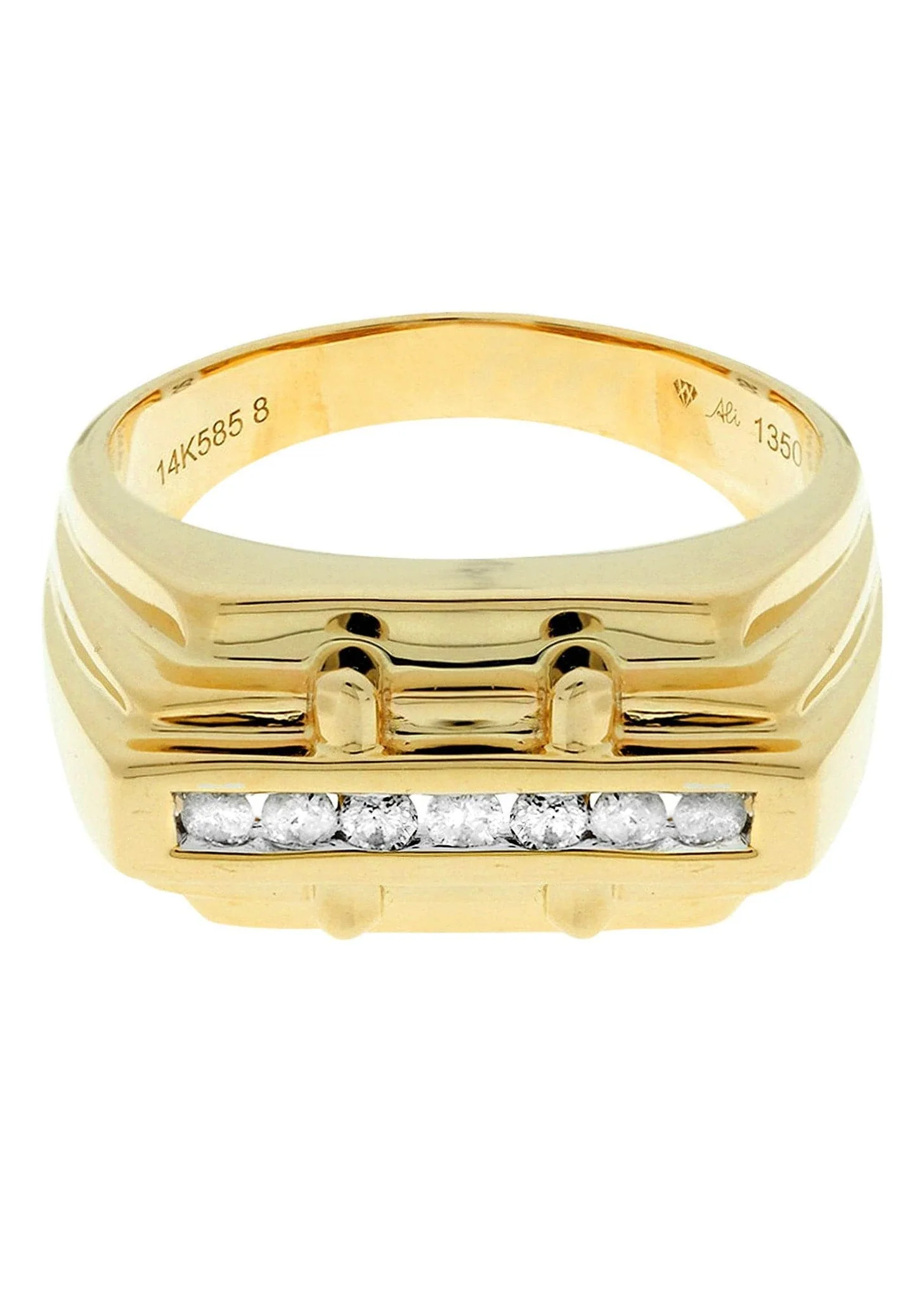 Mens Diamond Pinky Ring| 0.19 Carats| 6.77 Grams