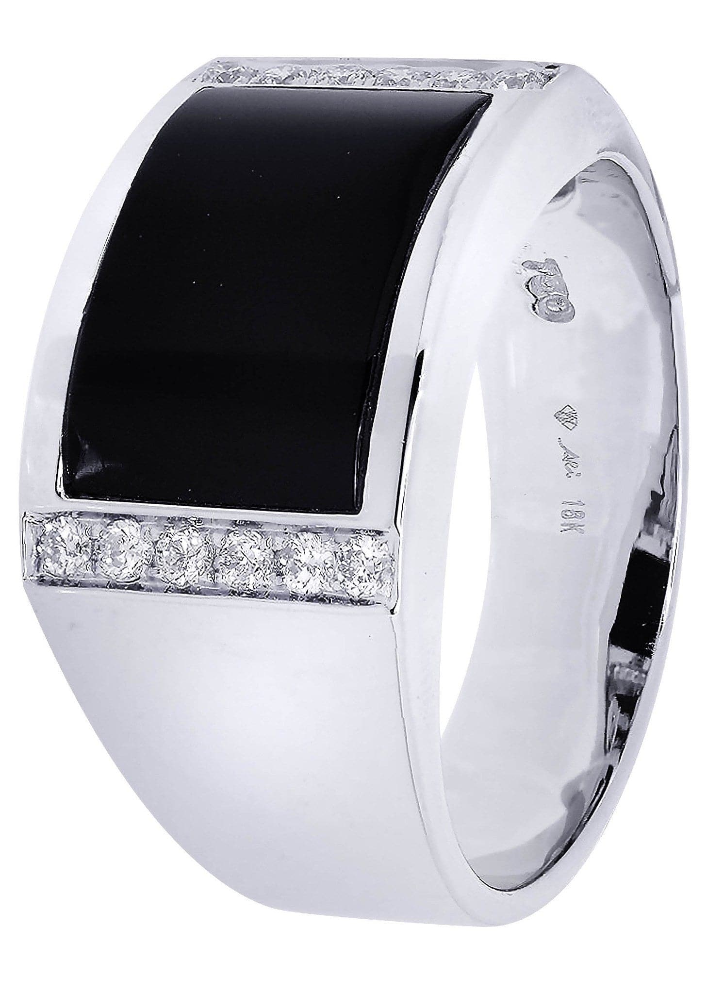 White Gold Pinky Diamond Ring| 0.22 Carats| 9.6 Grams - Image 2