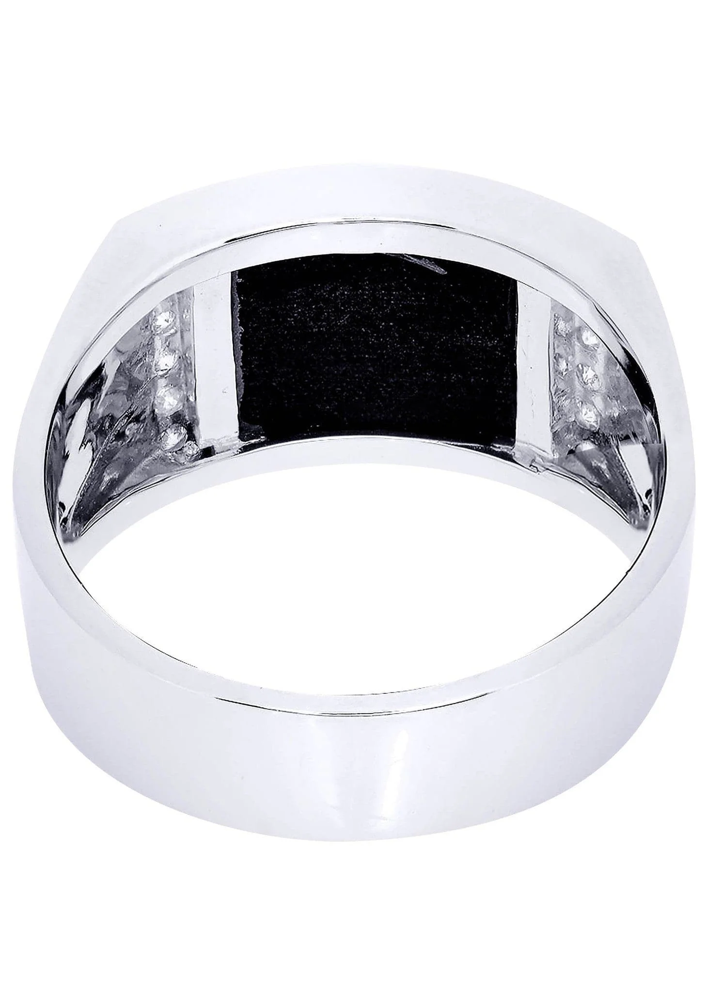 White Gold Pinky Diamond Ring| 0.22 Carats| 9.6 Grams - Image 3