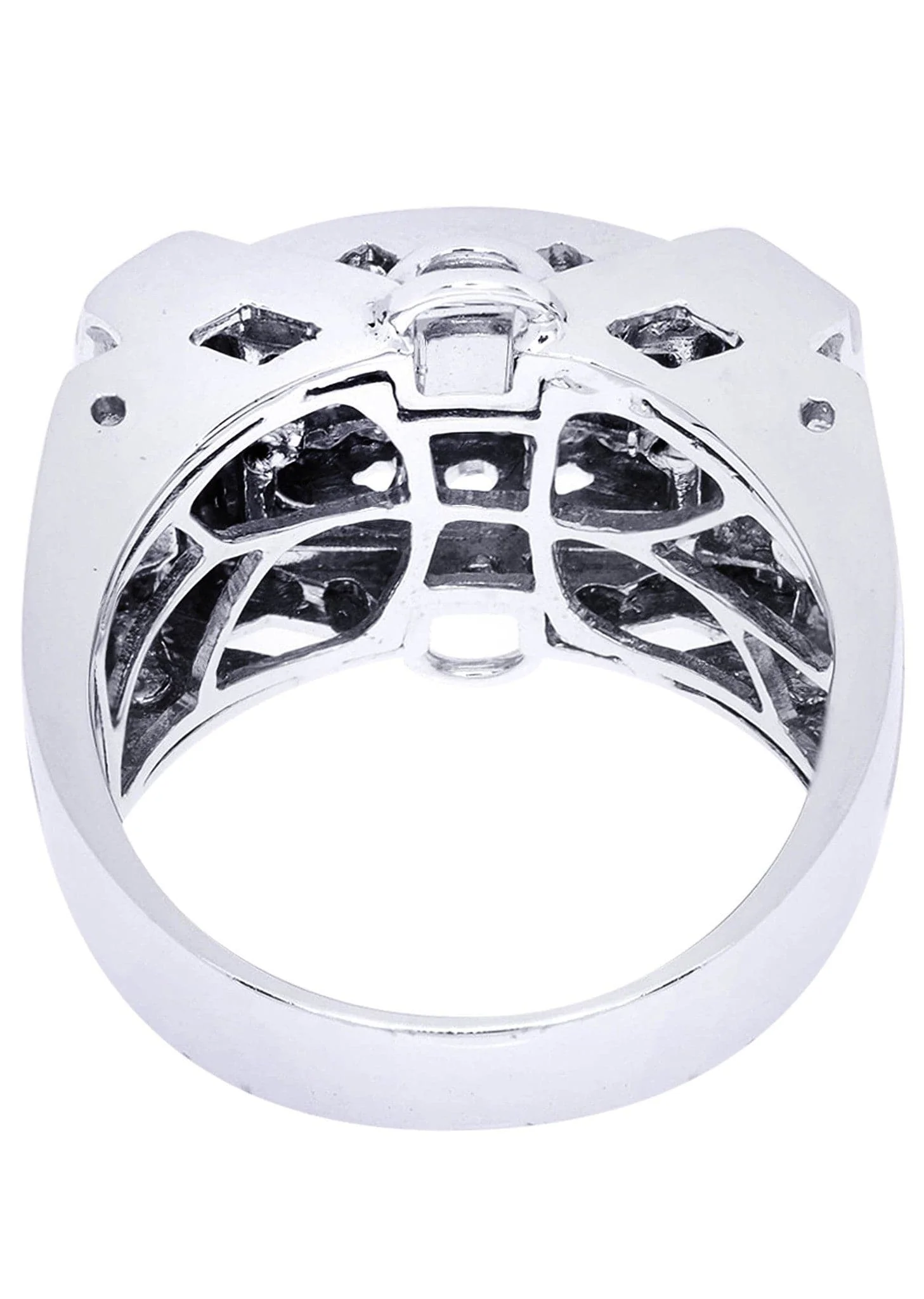 White Gold Mens Diamond Ring| 0.29 Carats| 16.25 Grams - Image 3