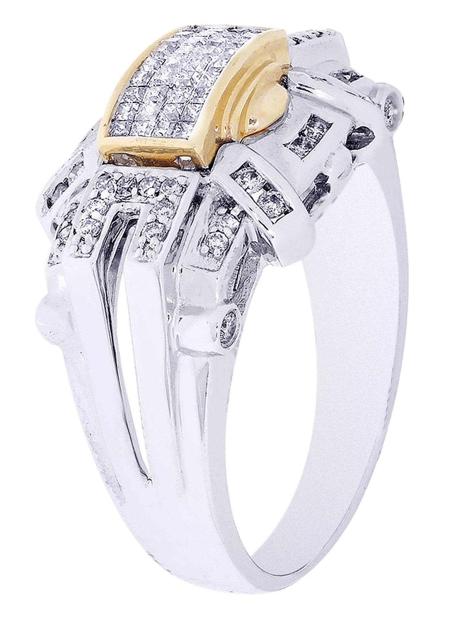 White Gold Mens Diamond Ring| 0.33 Carats| 8.69 Grams - Image 2