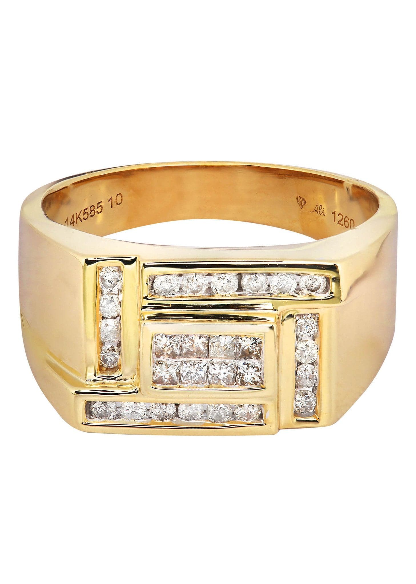 Mens Diamond Ring / Pinky Diamond Ring| 0.33 Carats