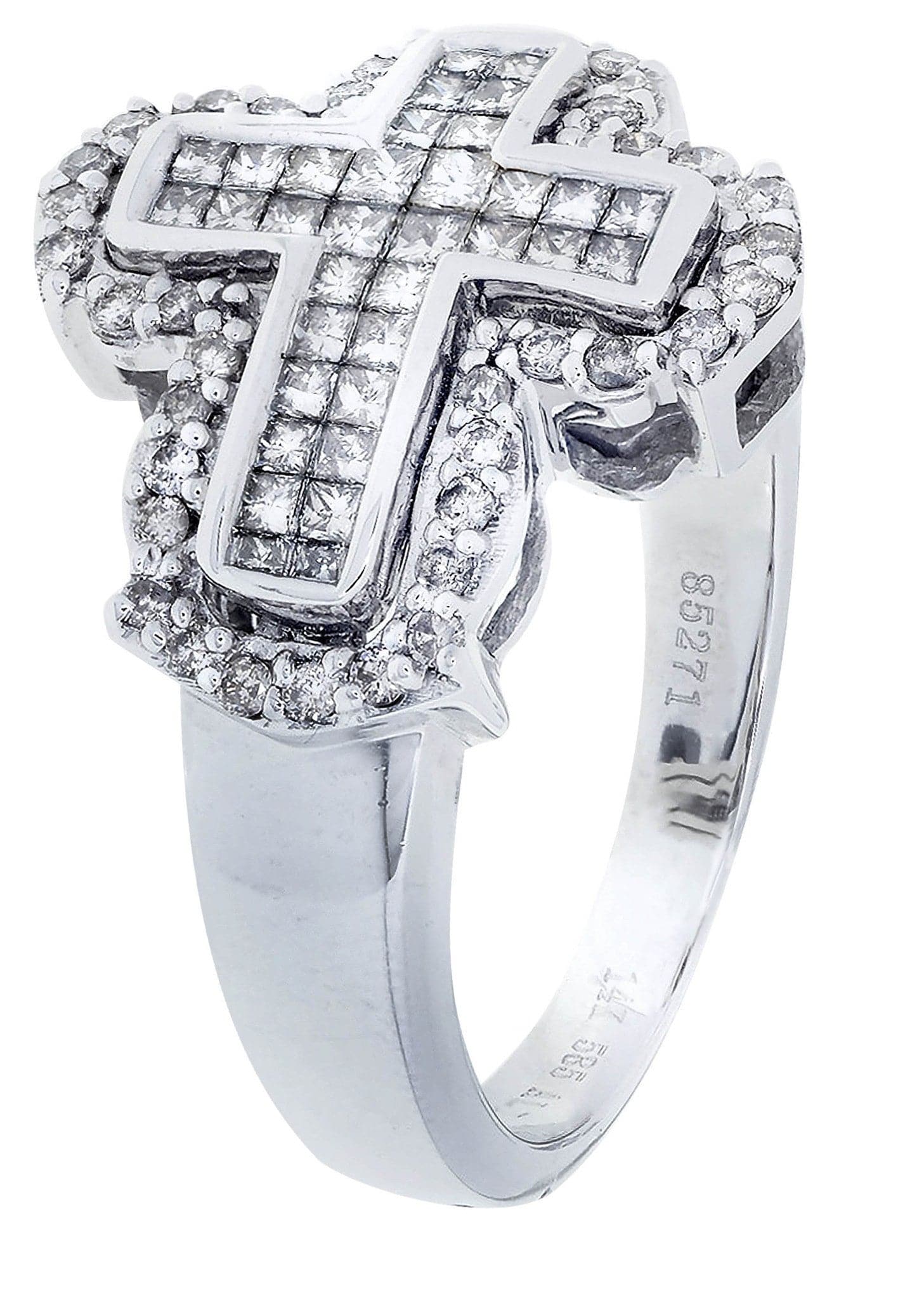 White Gold Mens Diamond Ring| 0.34 Carats| 8.06 Grams - Image 2