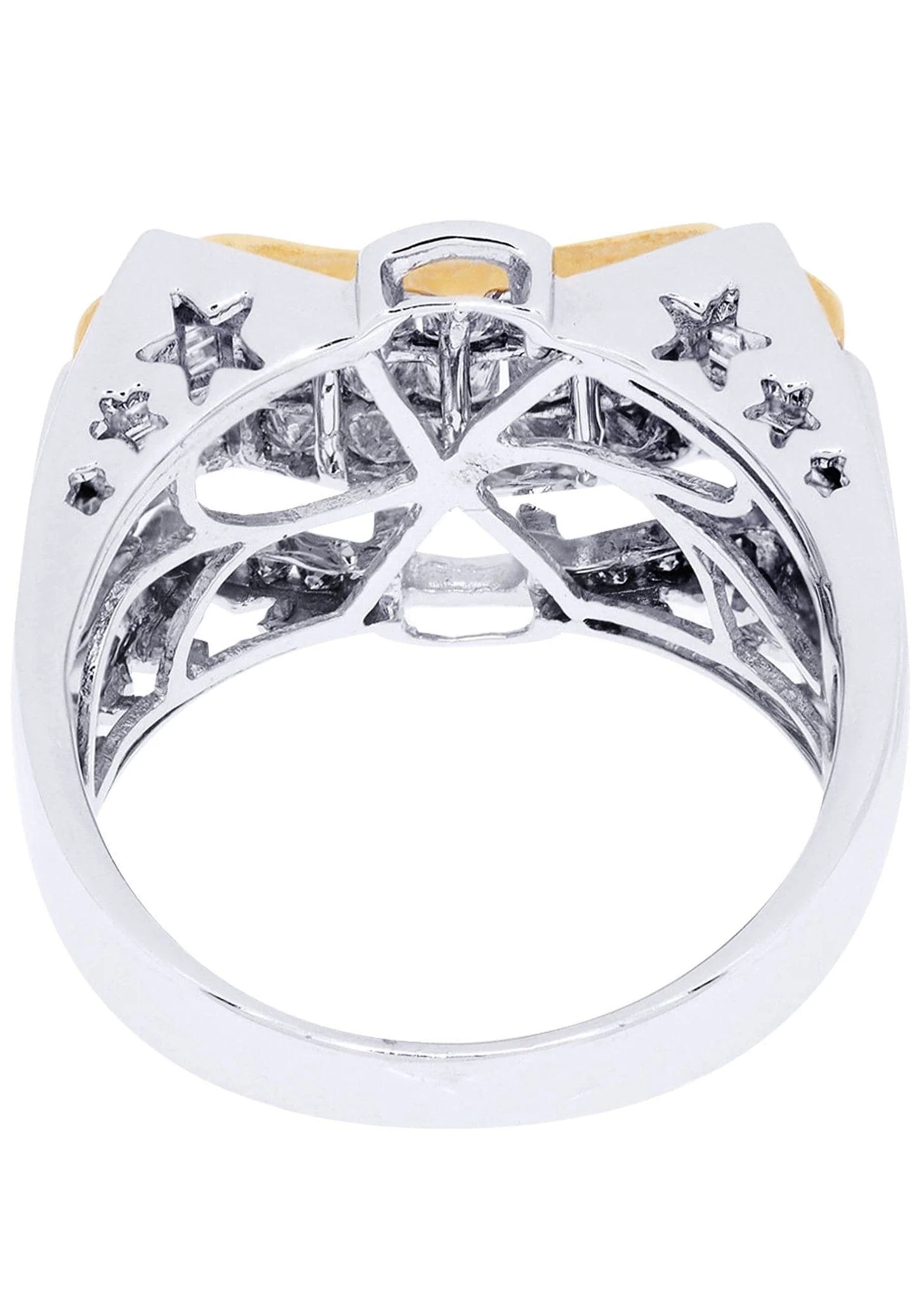 White Gold Mens Diamond Ring| 0.35 Carats| 10.29 Grams - Image 3