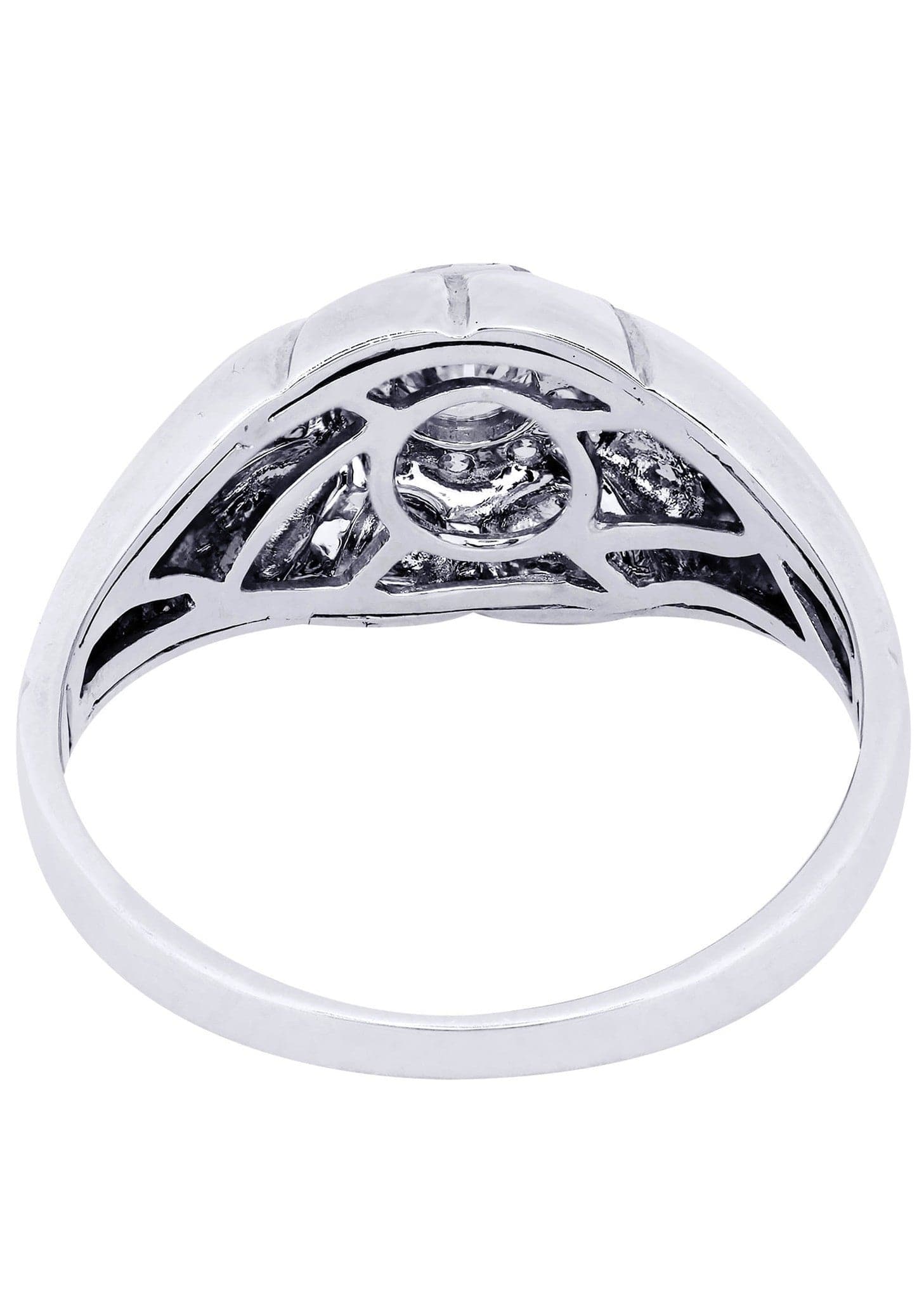 White Gold Mens Diamond Ring| 0.43 Carats| 5.79 Grams - Image 3