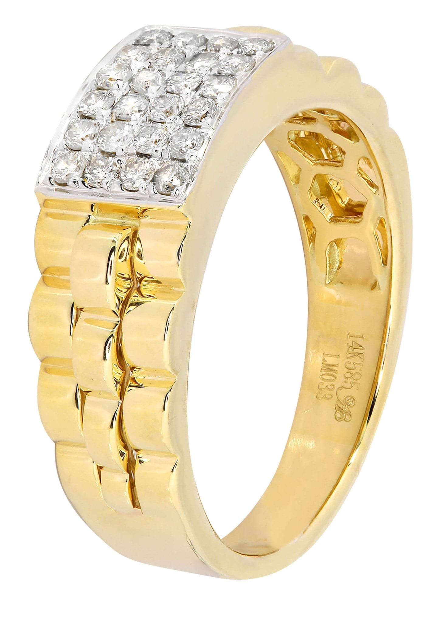Mens Diamond Ring / Pinky Diamond Ring| 0.43 Carats - Image 2