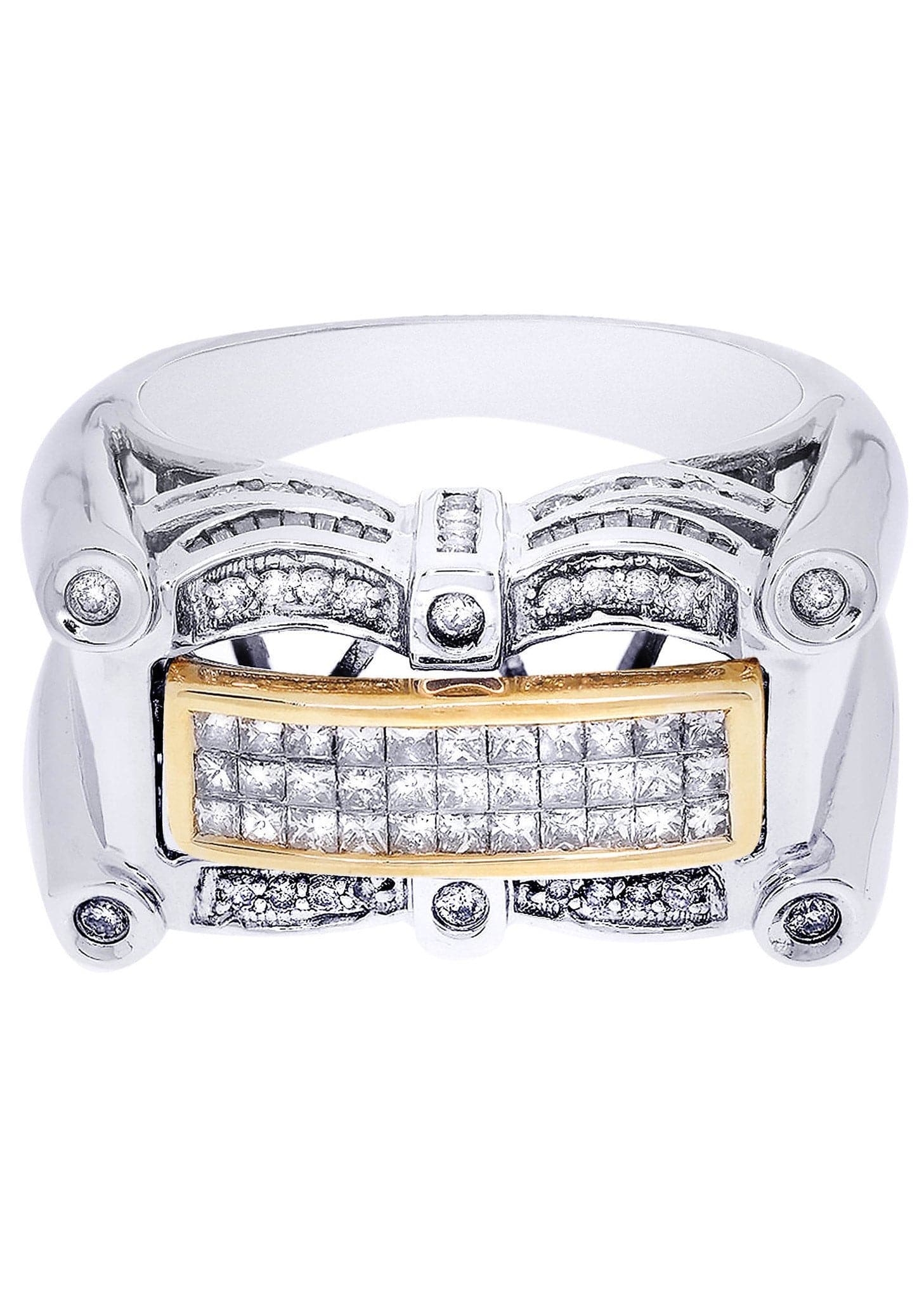 White Gold Mens Diamond Ring| 0.45 Carats| 15.35 Grams