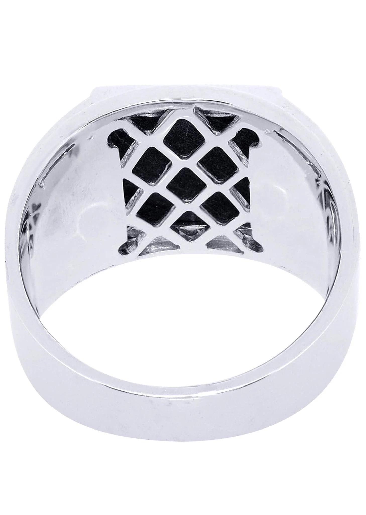 White Gold Mens Diamond Ring| 0.47 Carats| 12.25 Grams - Image 3