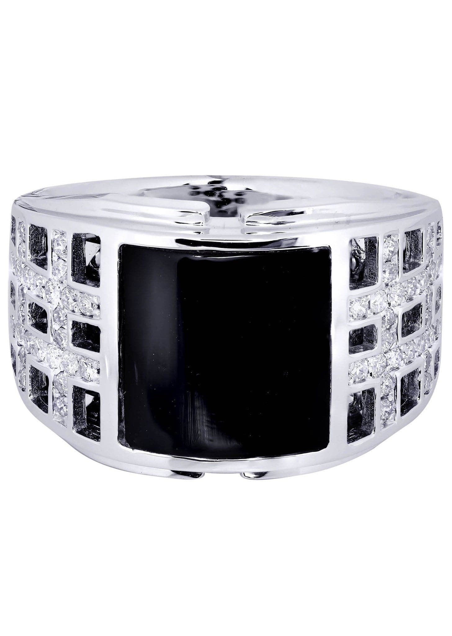 White Gold Pinky Diamond Ring| 0.47 Carats| 14.27 Grams