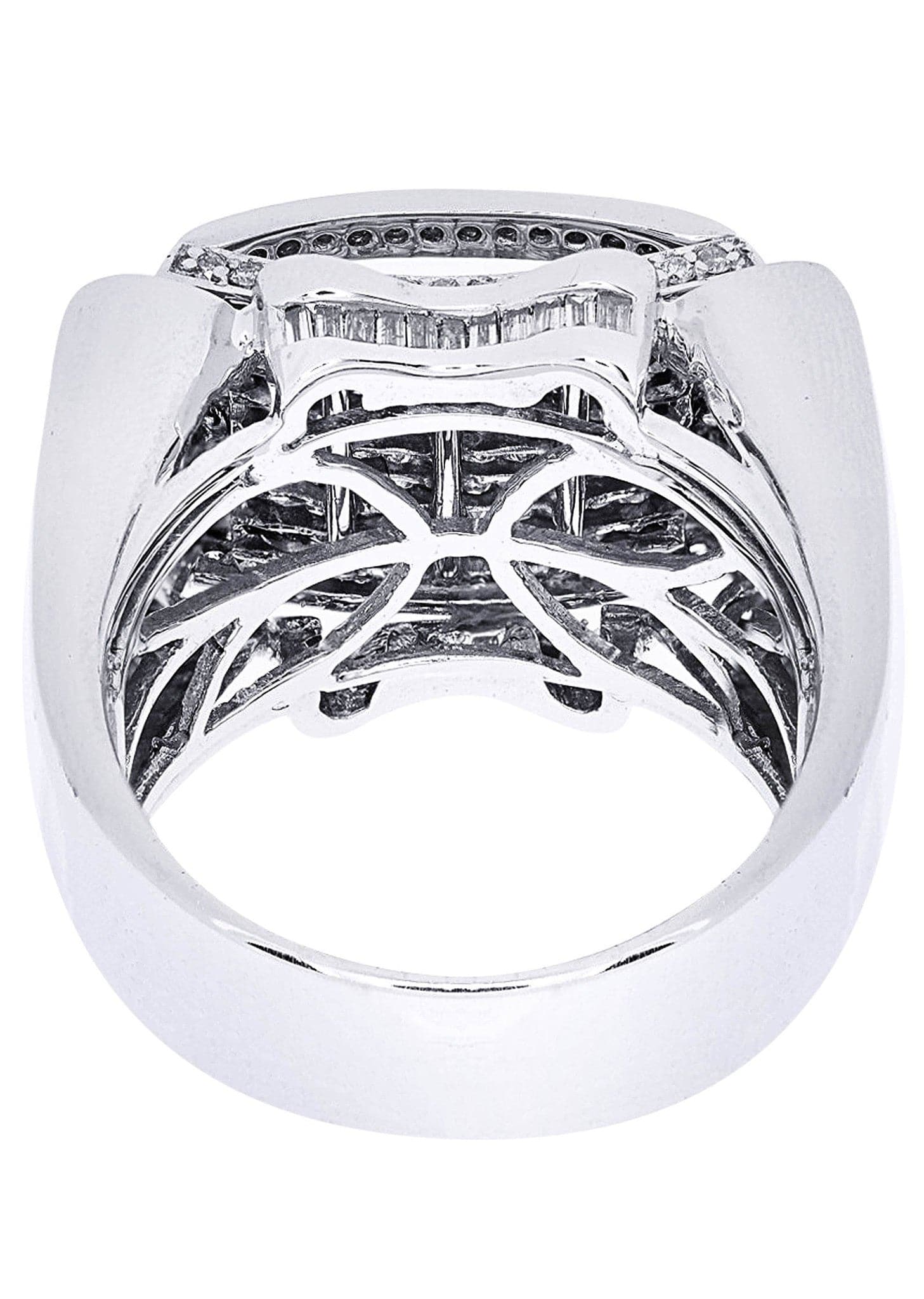 White Gold Mens Diamond Ring| 1.2 Carats| 18.26 Grams - Image 3