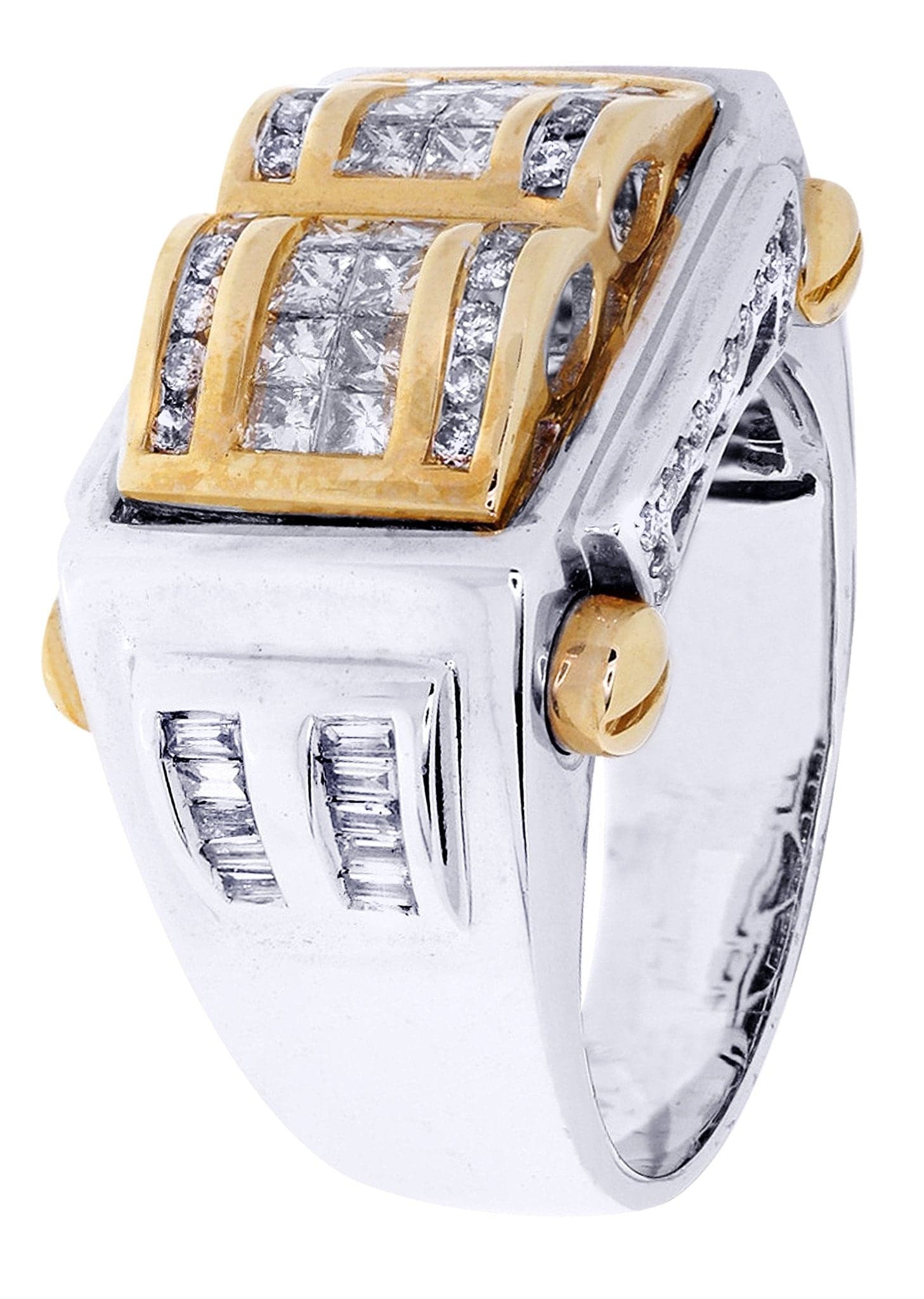 White Gold Mens Diamond Ring| 0.52 Carats| 14.49 Grams - Image 2