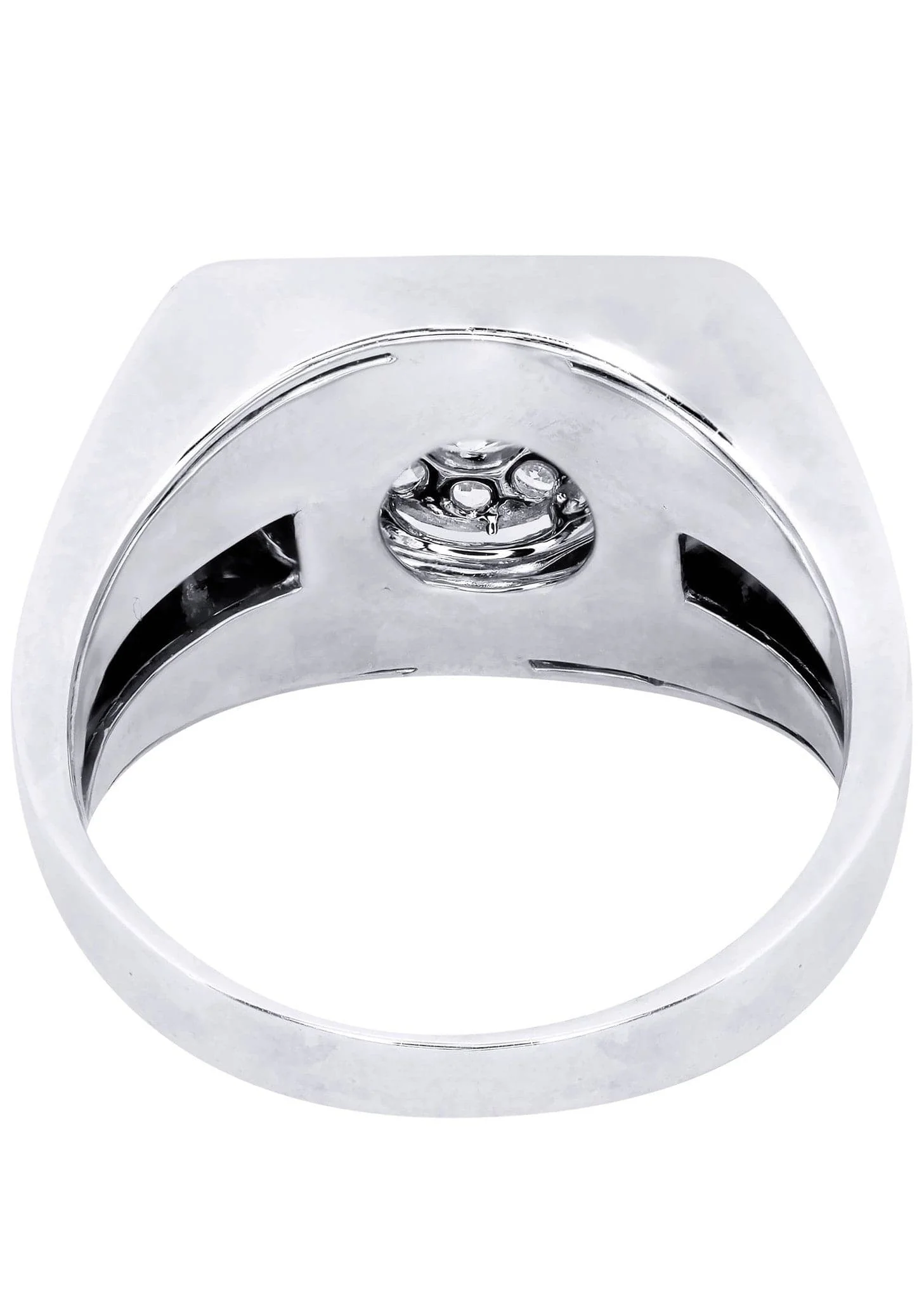 White Gold Mens Diamond Ring| 0.52 Carats| 9.54 Grams - Image 3