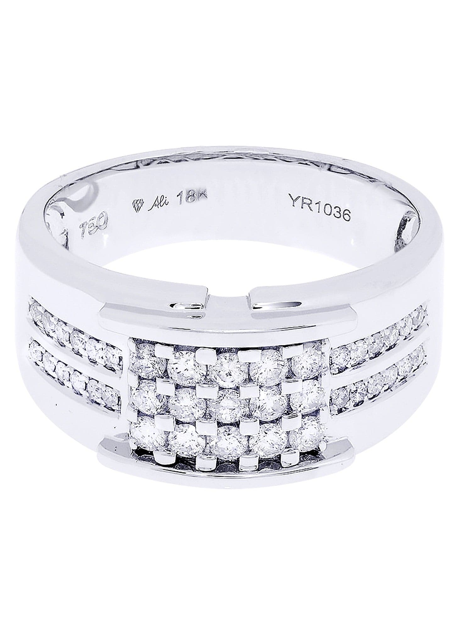 White Gold Pinky Diamond Ring| 0.61 Carats| 9.58 Grams