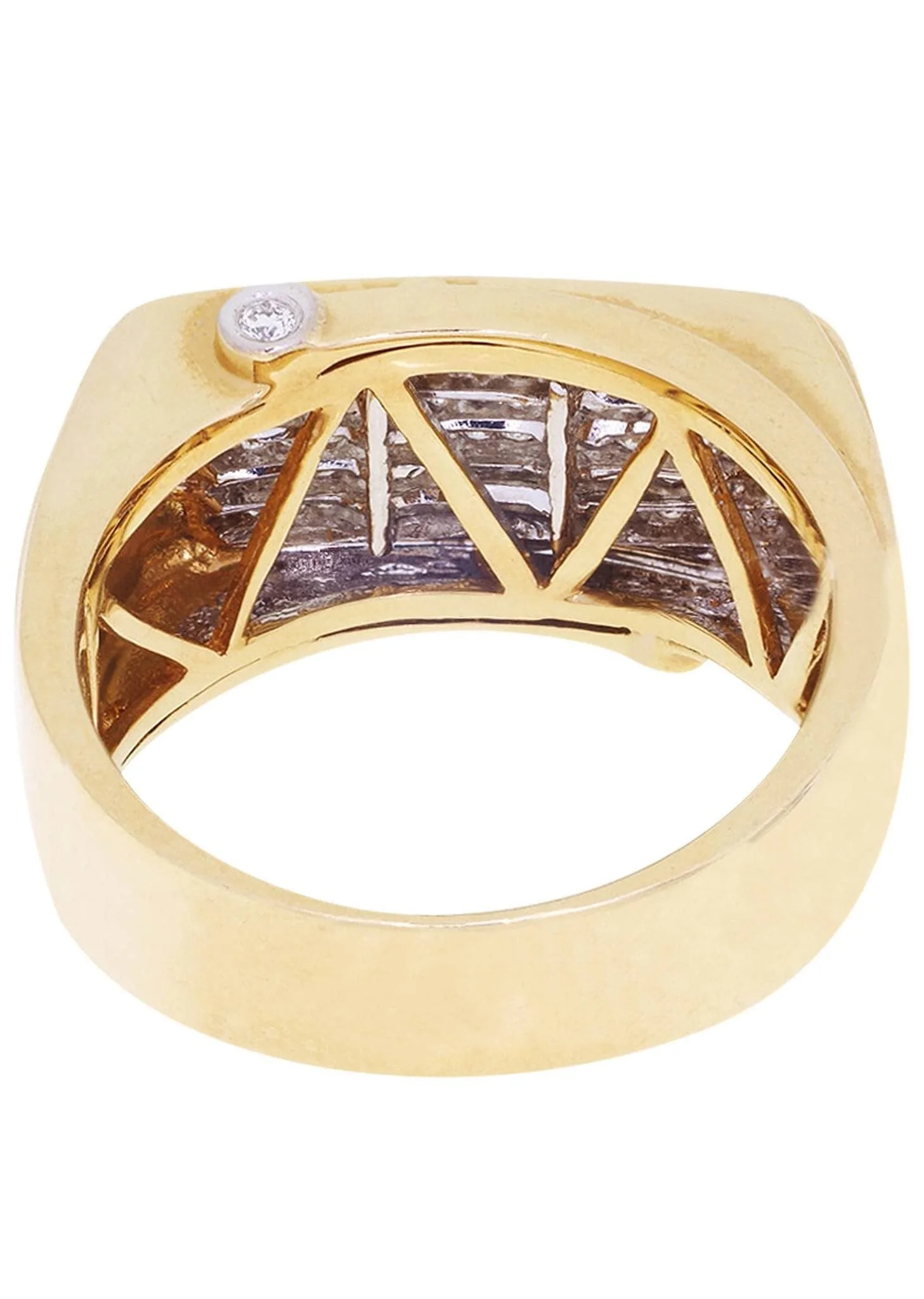 Mens Diamond Ring / Pinky Diamond Ring| 0.63 Carats - Image 3