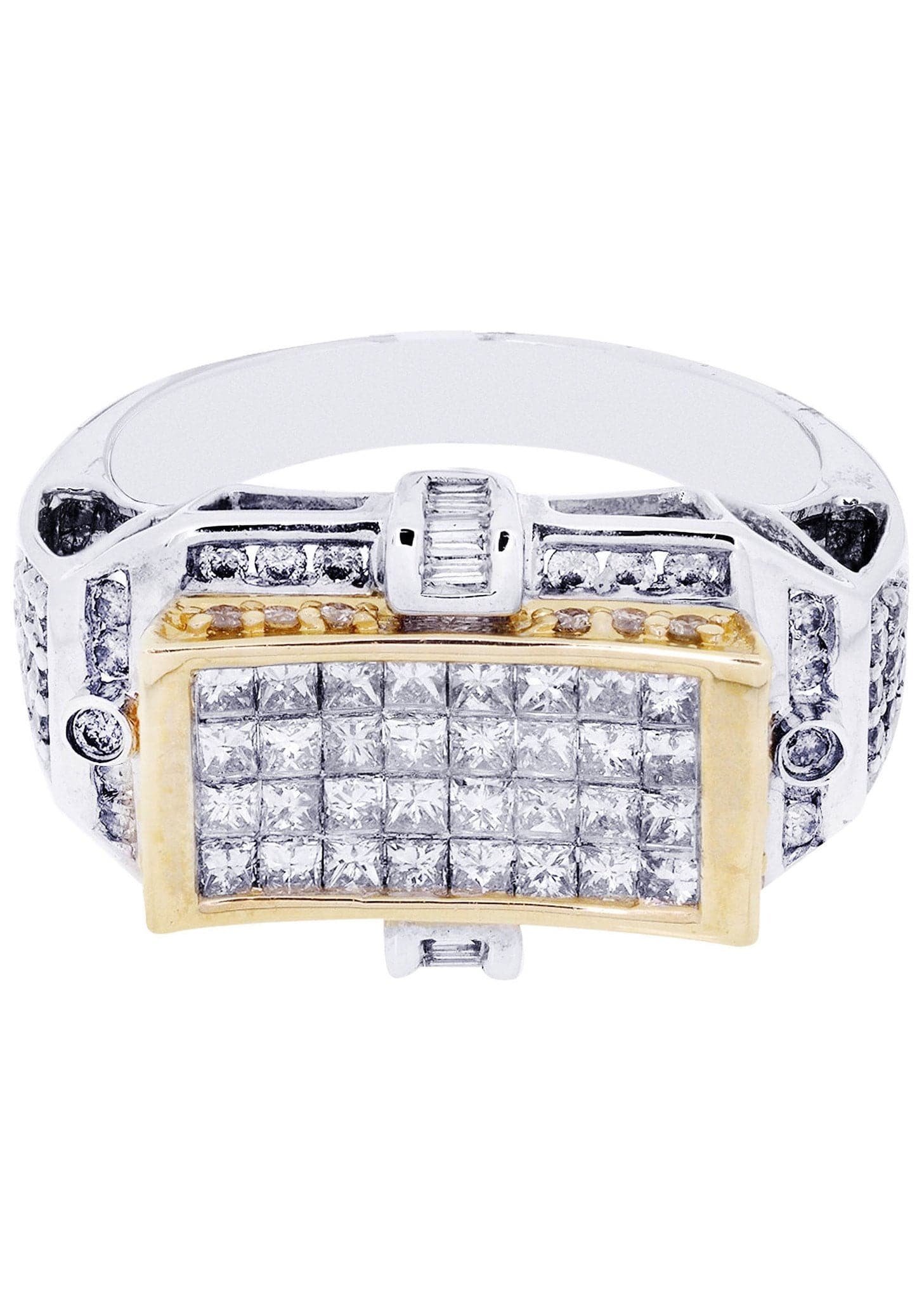 White Gold Mens Diamond Ring | 0.64 Carats| 9.05 Grams