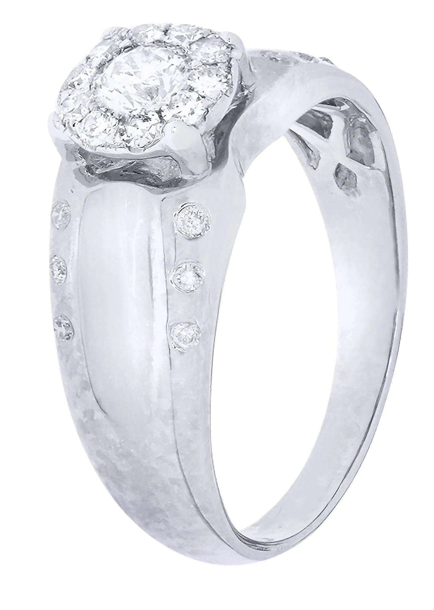 White Gold Mens Diamond Ring| 0.65 Carats| 6.53 Grams - Image 2